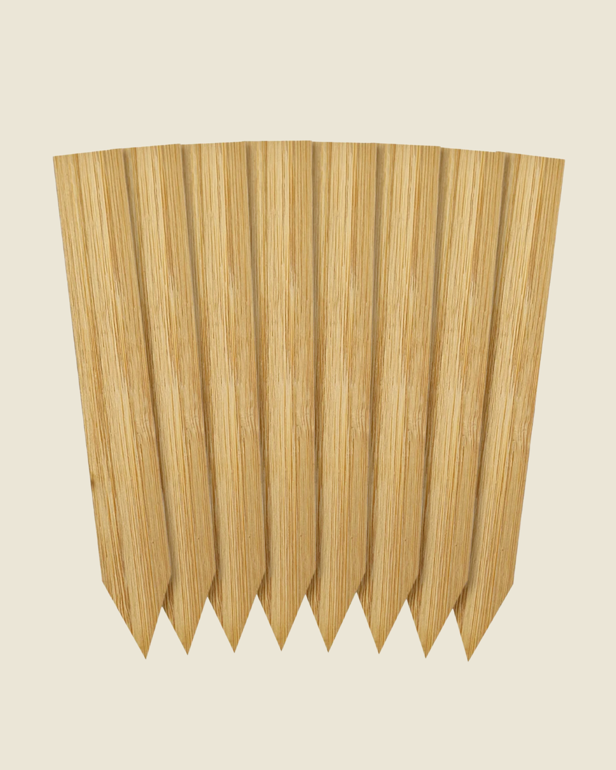Bamboe steeketiketten 20 x 150 mm (10 stuks)