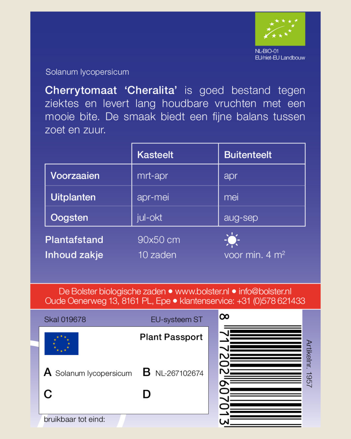 Cherrytomaat 'Cheralita' BIO
