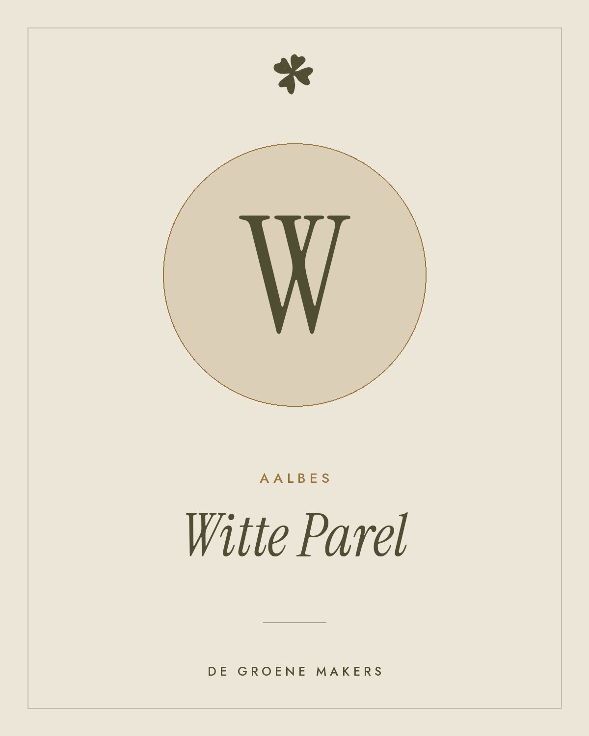Aalbes 'Witte Parel' – De Groene Makers