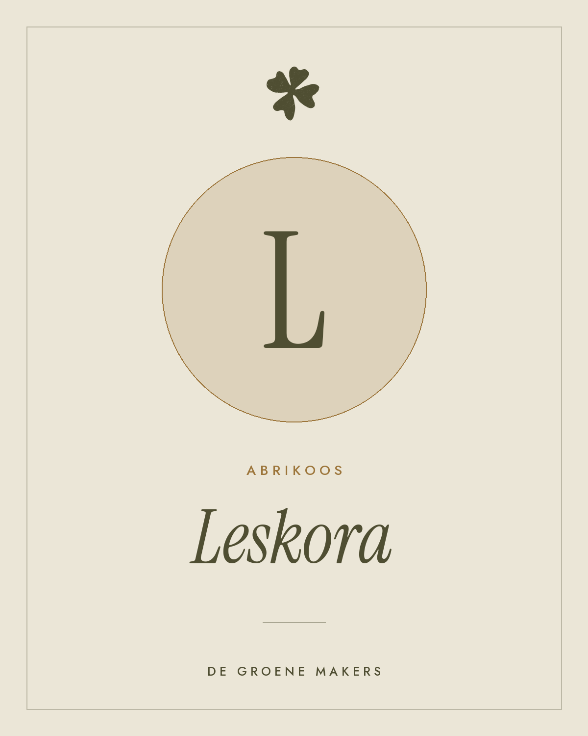 Abrikoos ‘Leskora’ - De Groene Makers