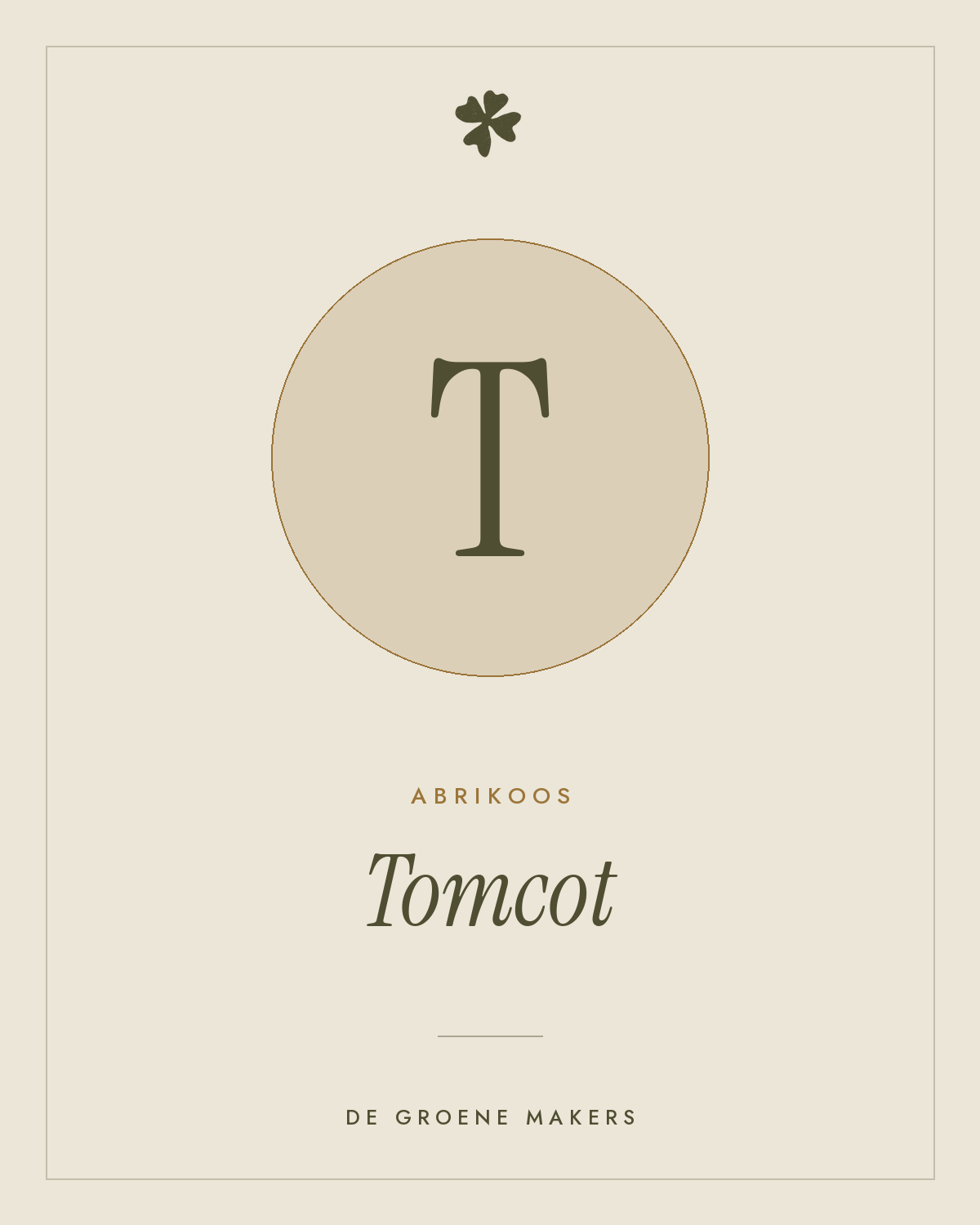 Abrikoos 'Tomcot' – De Groene Makers