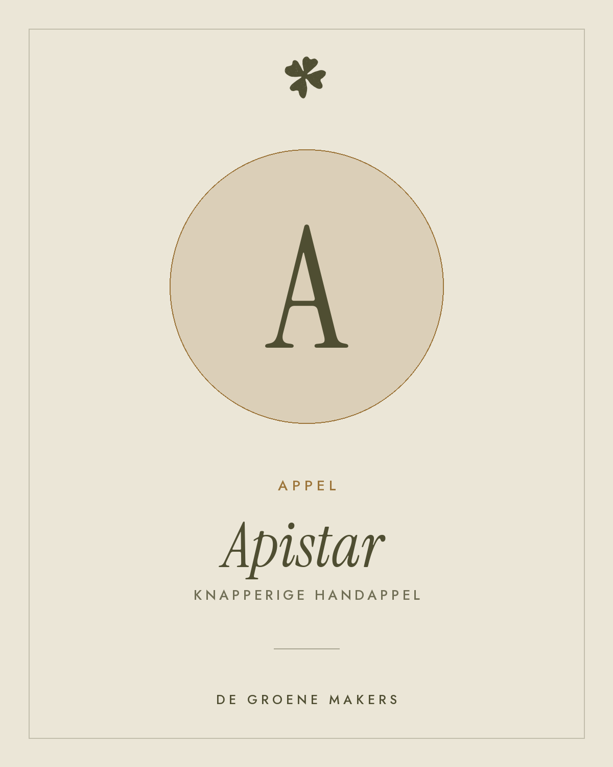 Appel 'Apistar' – De Groene Makers