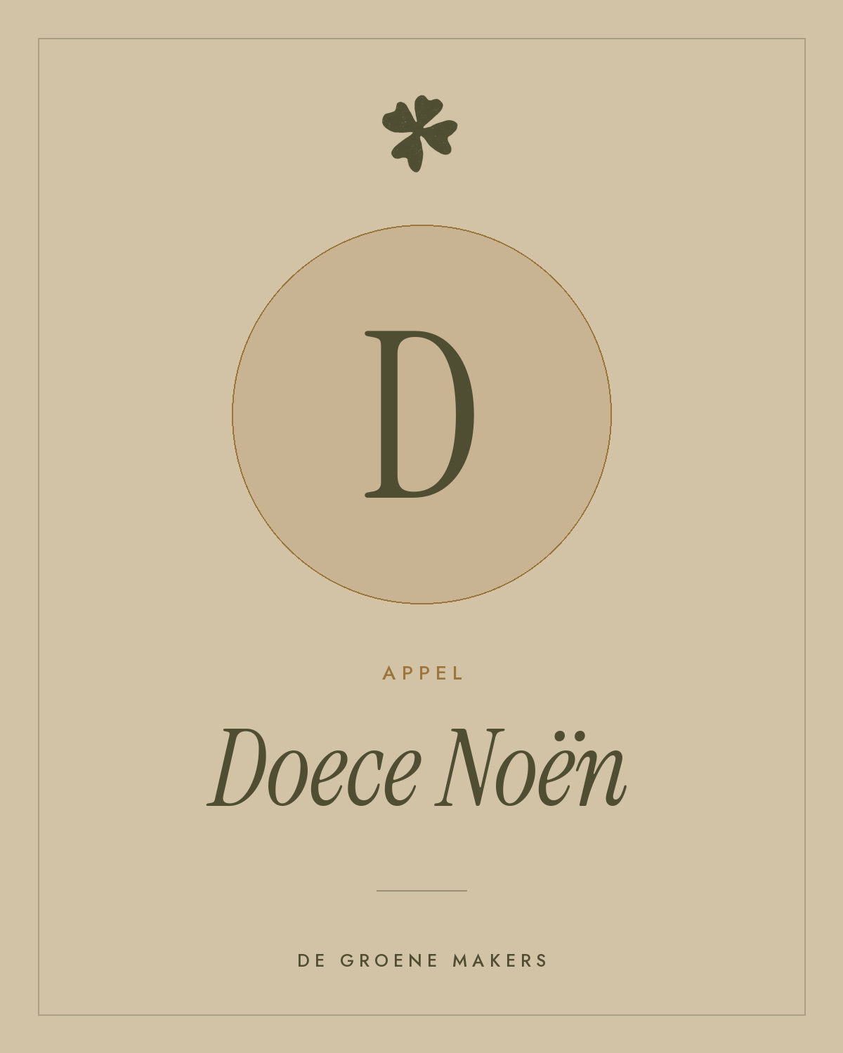 Appel ‘Doece Noën’ - De Groene Makers