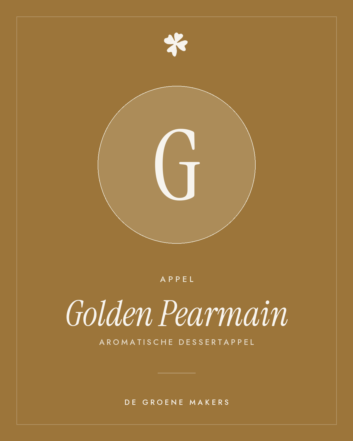 Appel 'Golden Pearmain' – De Groene Makers