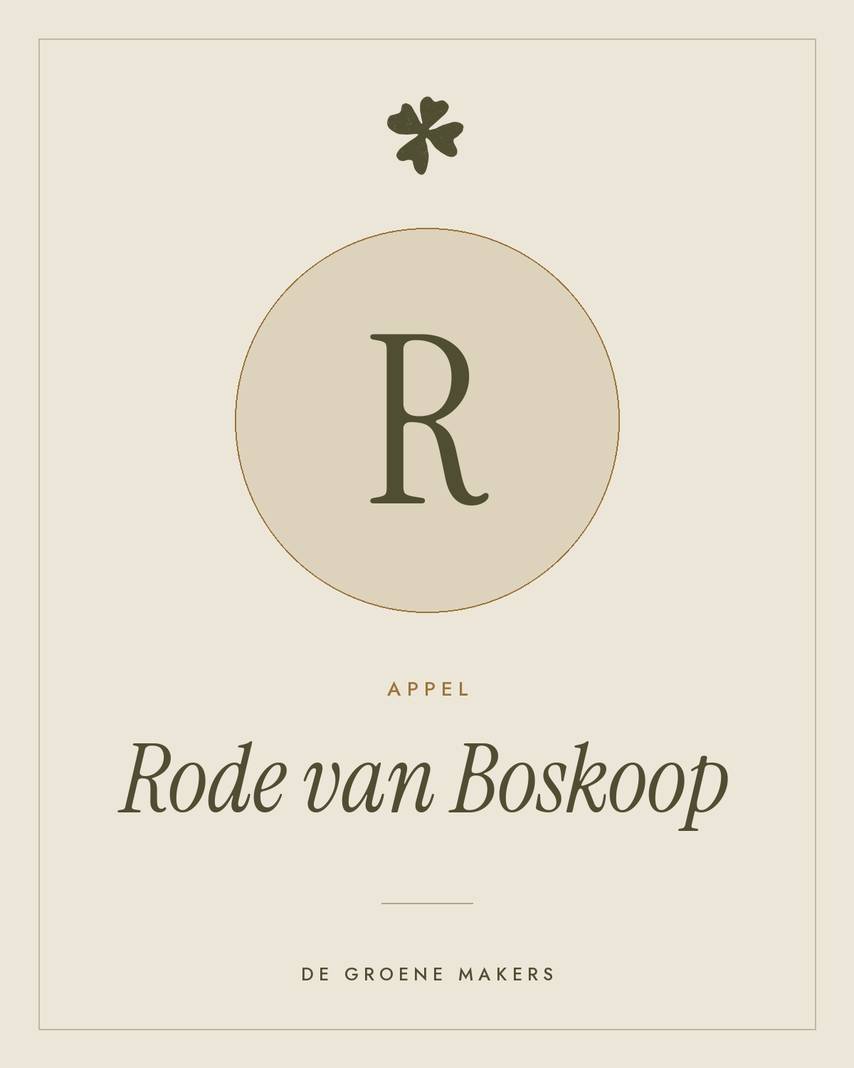 Appel ‘Rode van Boskoop’ - De Groene Makers