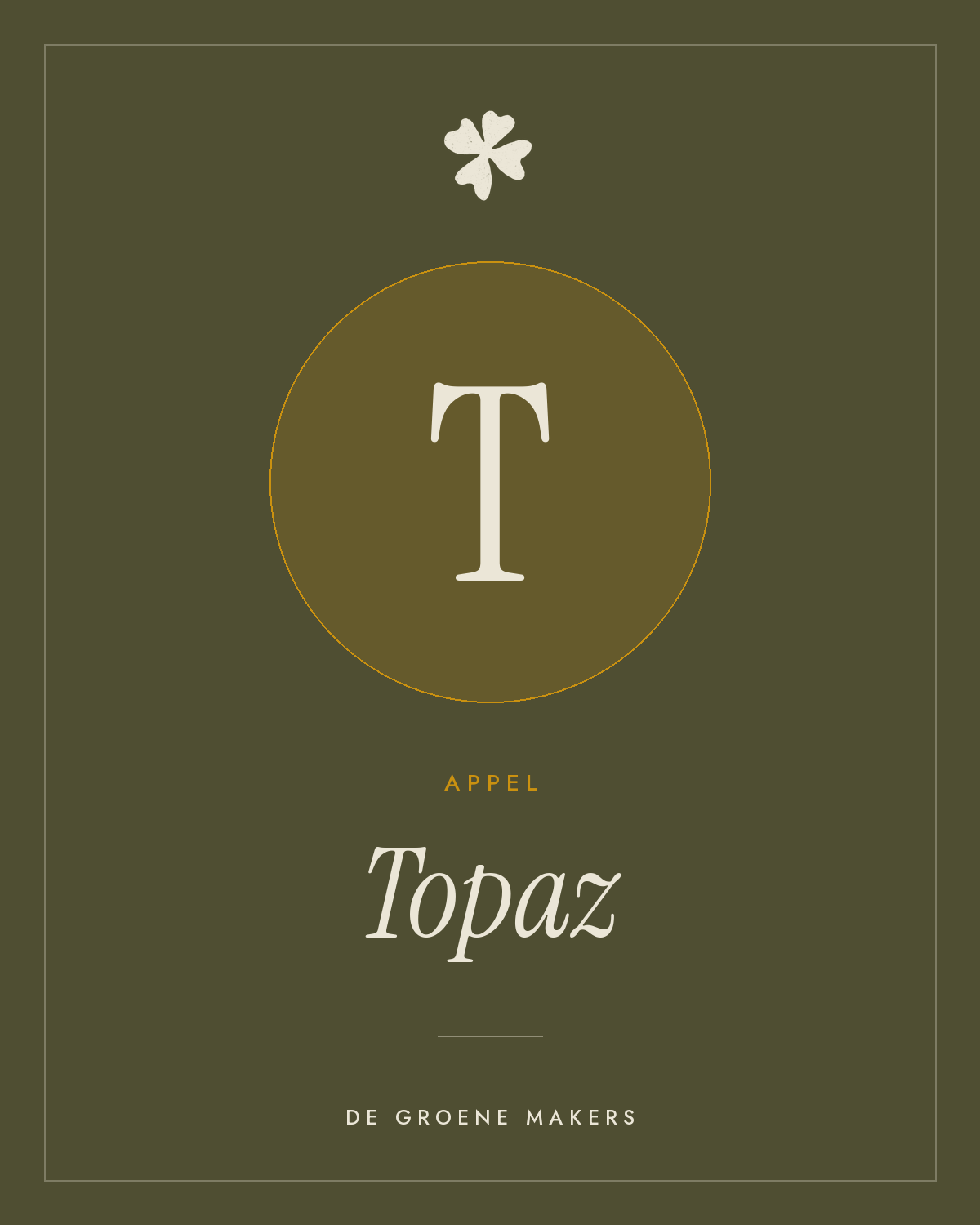 Appel ‘Topaz’ - De Groene Makers