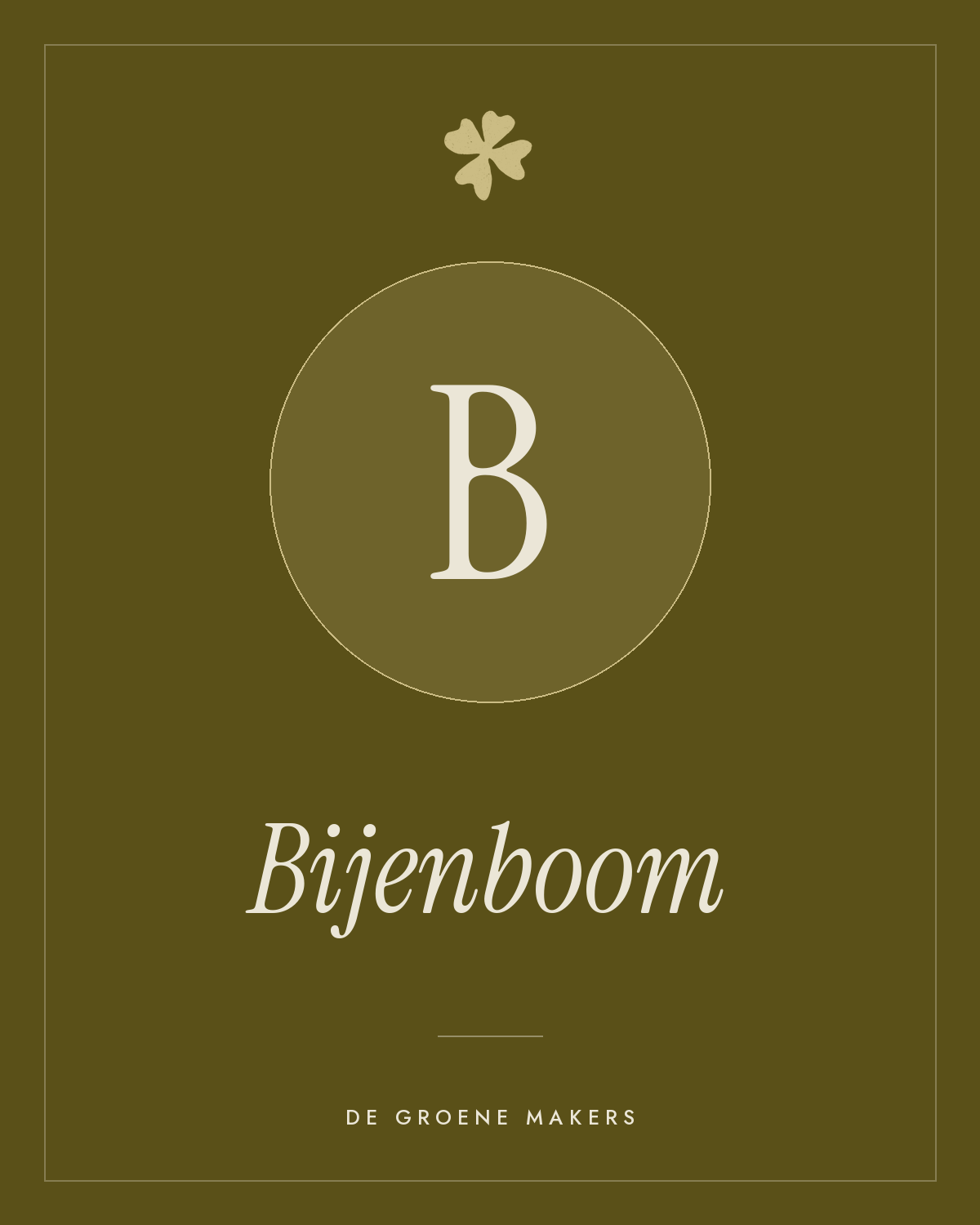 Bijenboom - De Groene Makers