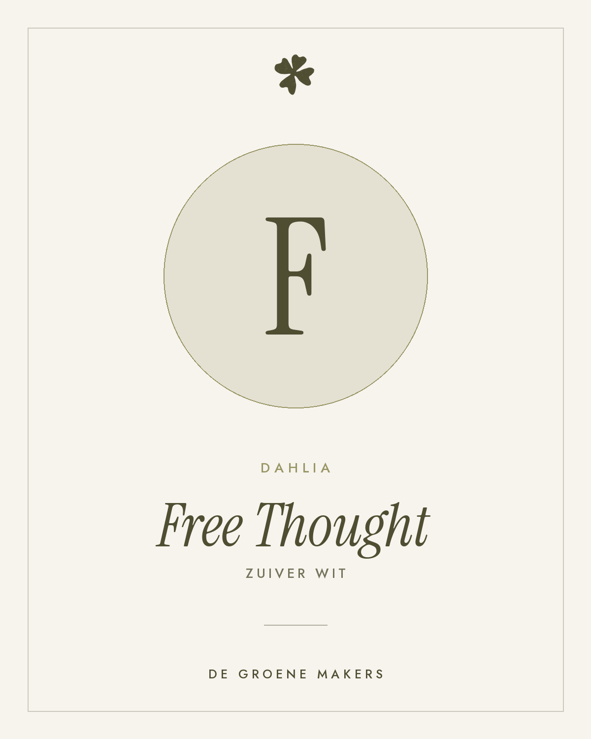 Dahlia 'Free Thought' – De Groene Makers