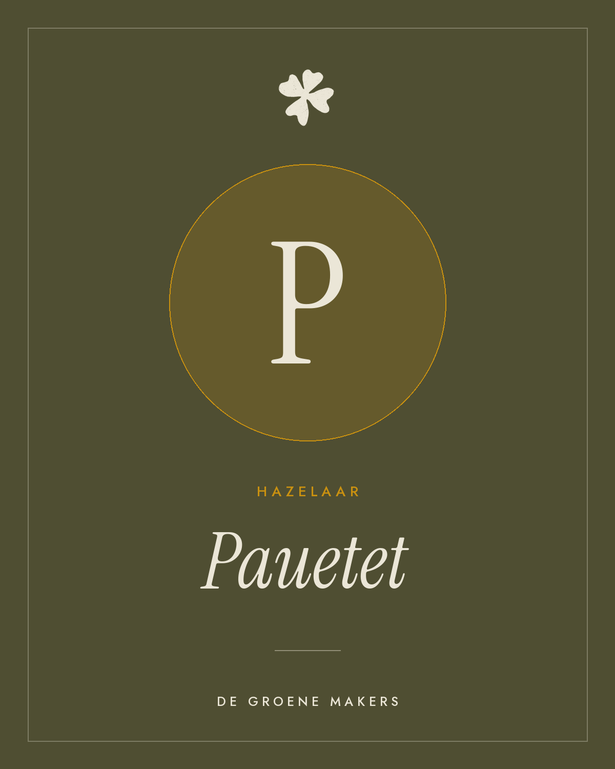 Hazelaar ‘Pauetet’ - De Groene Makers