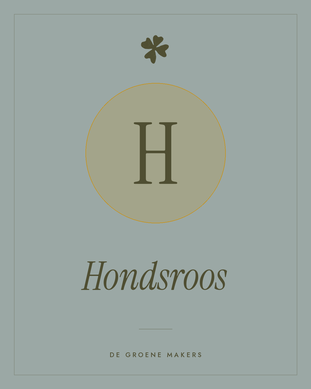 Hondsroos - De Groene Makers