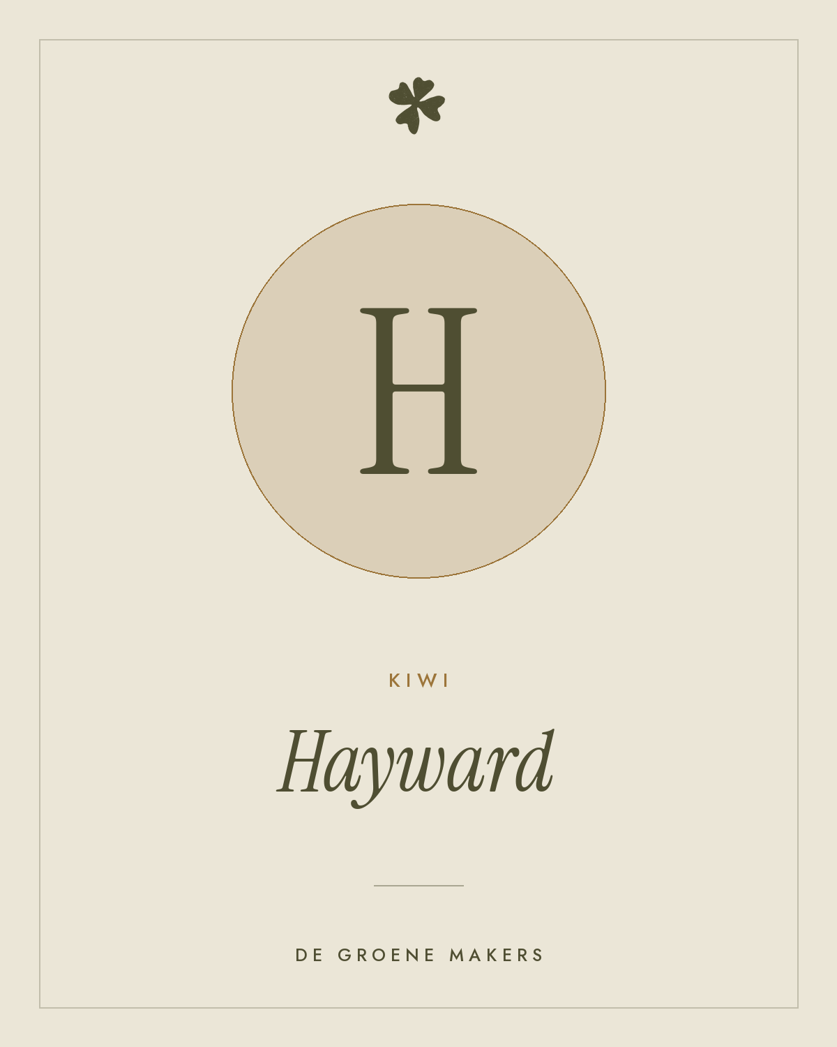 Kiwi 'Hayward' – De Groene Makers