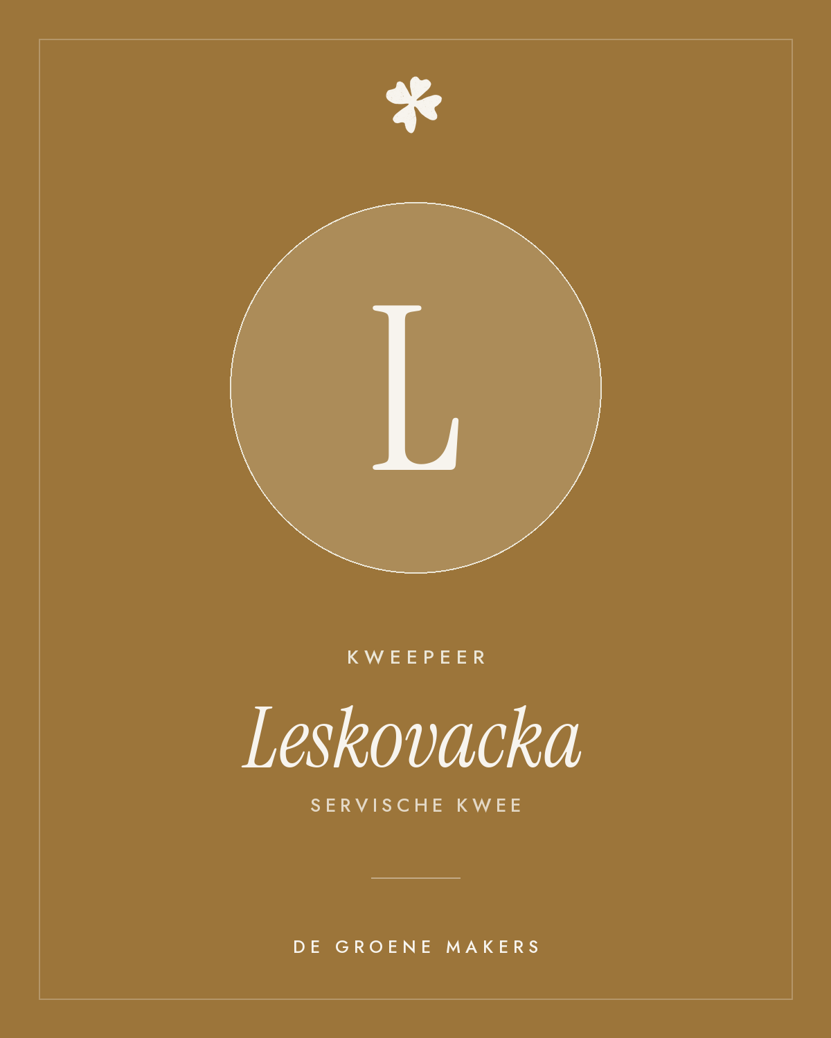 Kweepeer 'Leskovacka' – De Groene Makers