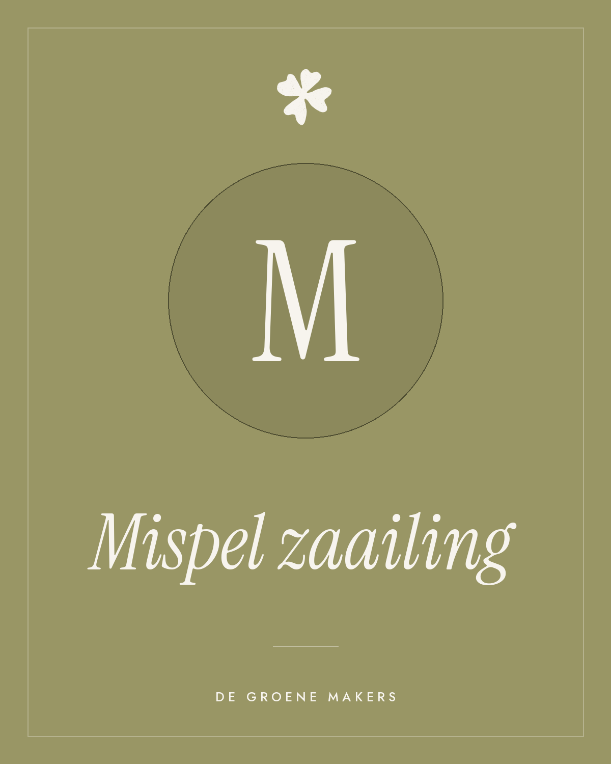 Mispel zaailing - De Groene Makers