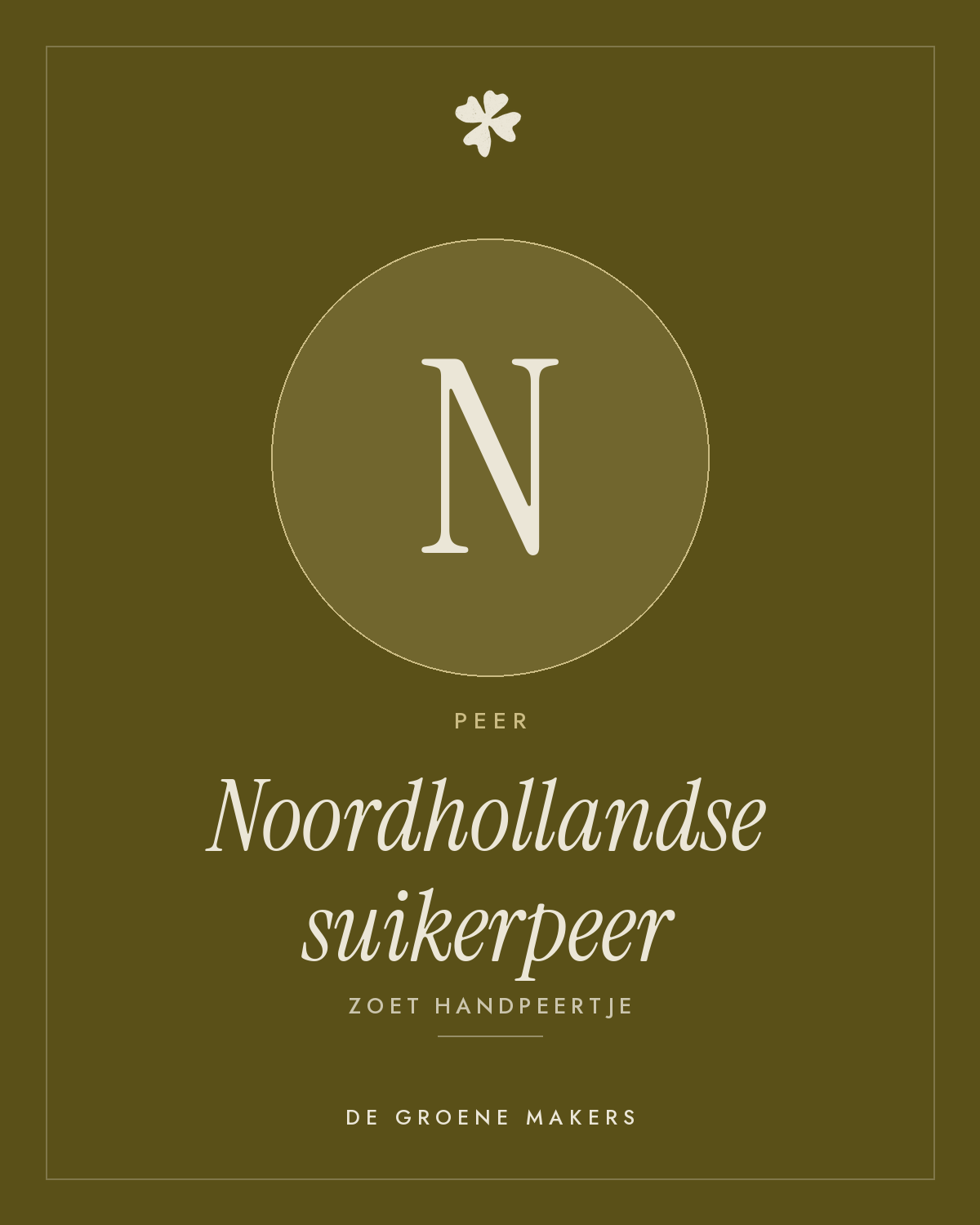 Peer 'Noordhollandse suikerpeer' – De Groene Makers