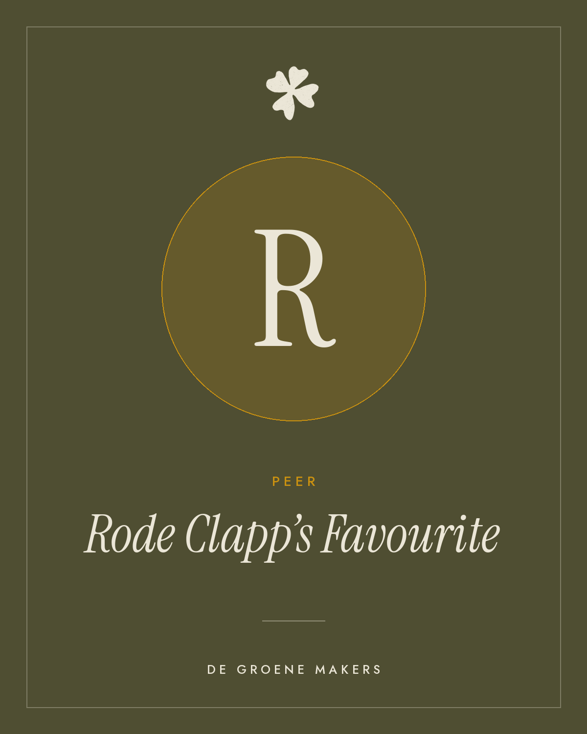 Peer ‘Rode Clapp’s Favourite’ - De Groene Makers