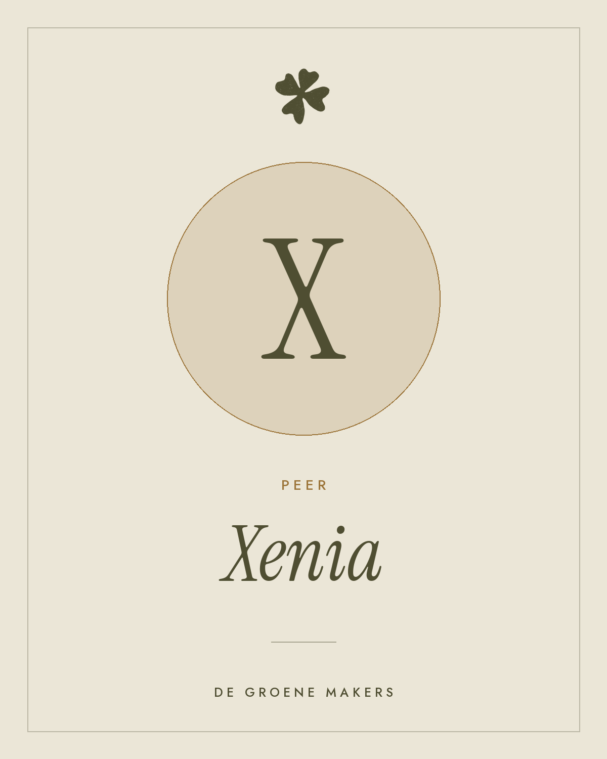 Peer ‘Xenia’ - De Groene Makers