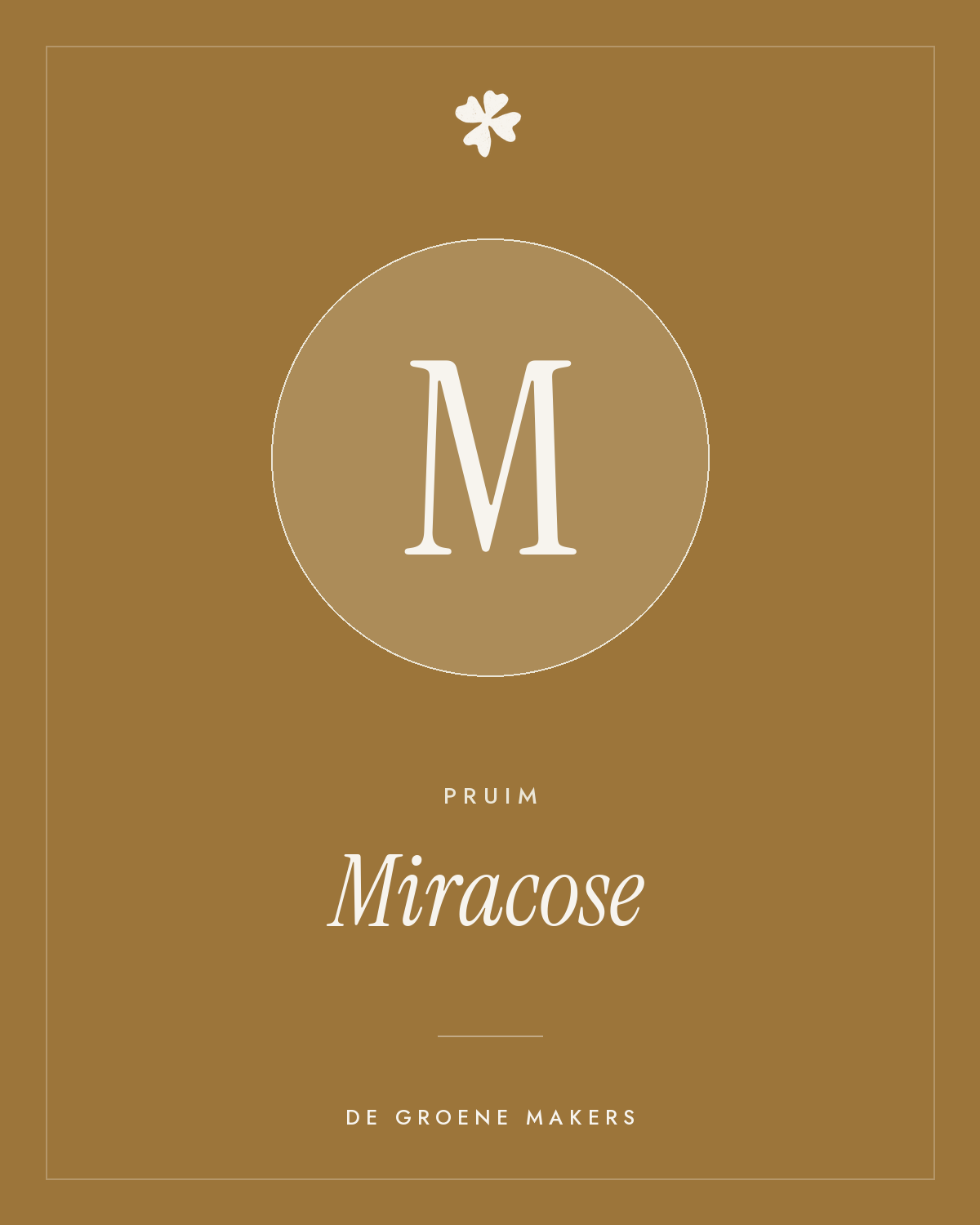Pruim 'Miracose' – De Groene Makers
