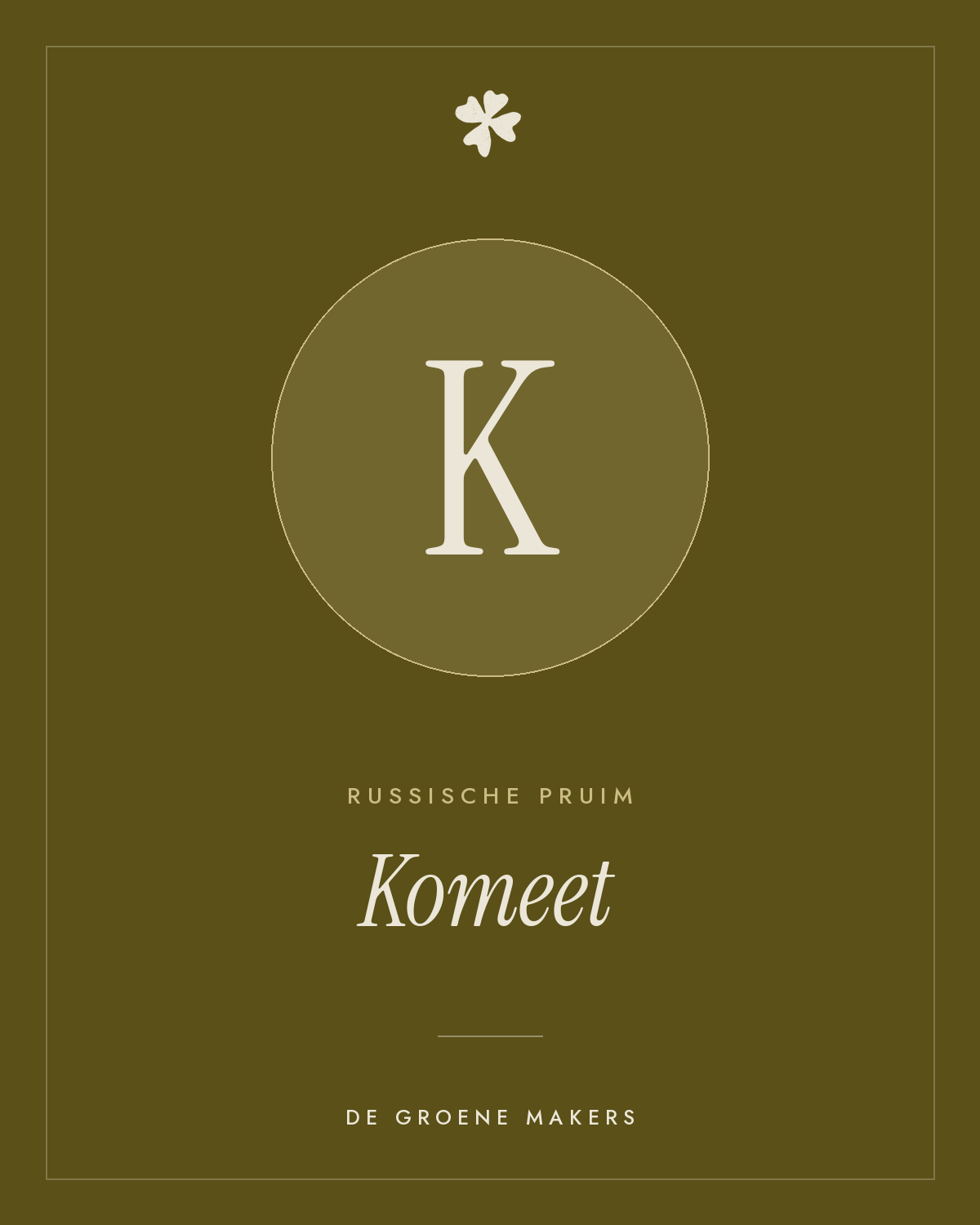 Russische pruim 'Komeet' – De Groene Makers
