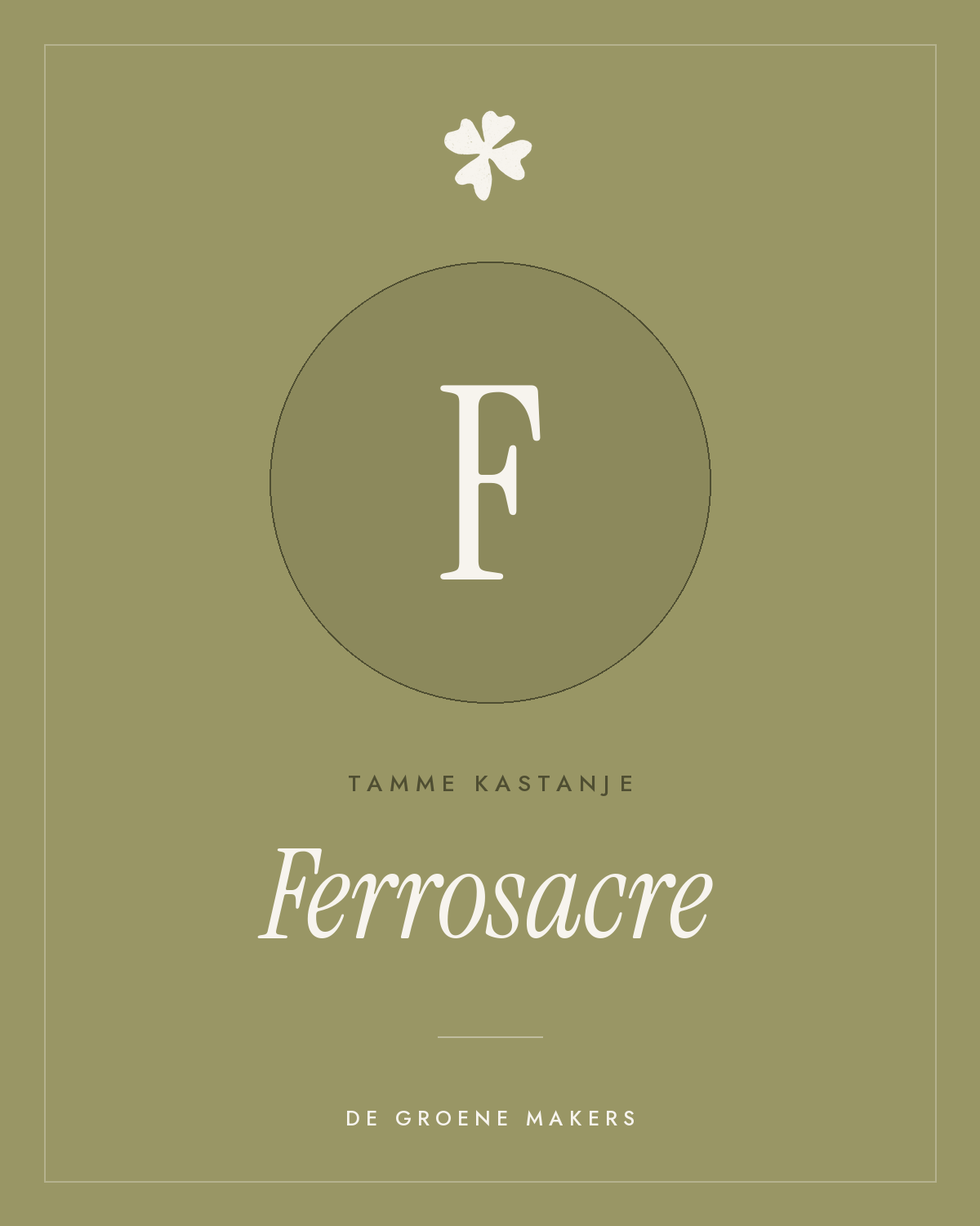 Tamme kastanje ‘Ferrosacre’ - De Groene Makers