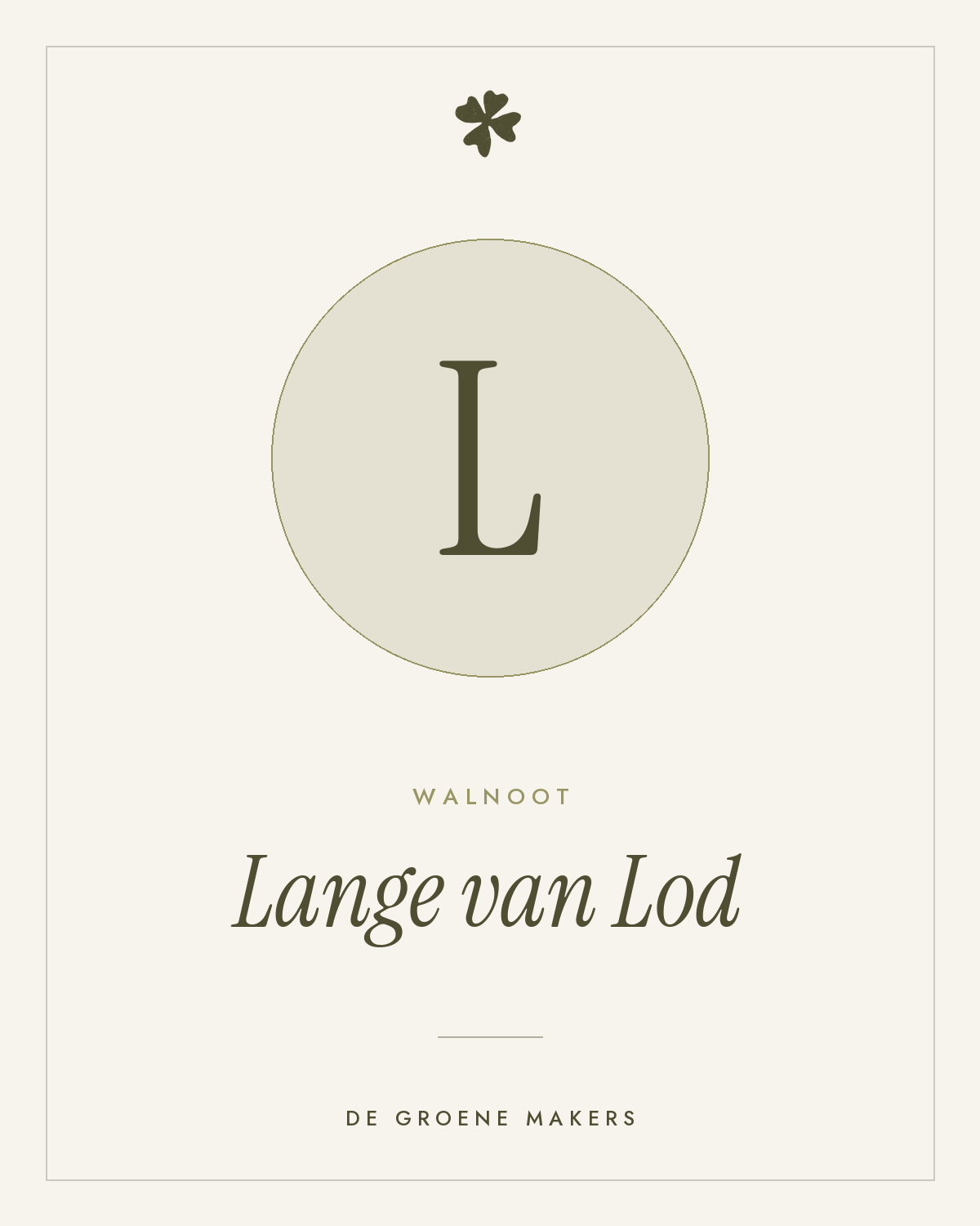 Walnoot 'Lange van Lod' – De Groene Makers