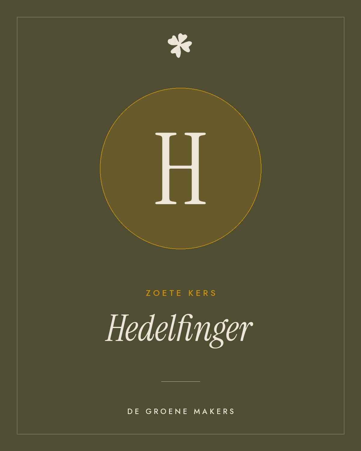 Zoete kers 'Hedelfinger' – De Groene Makers
