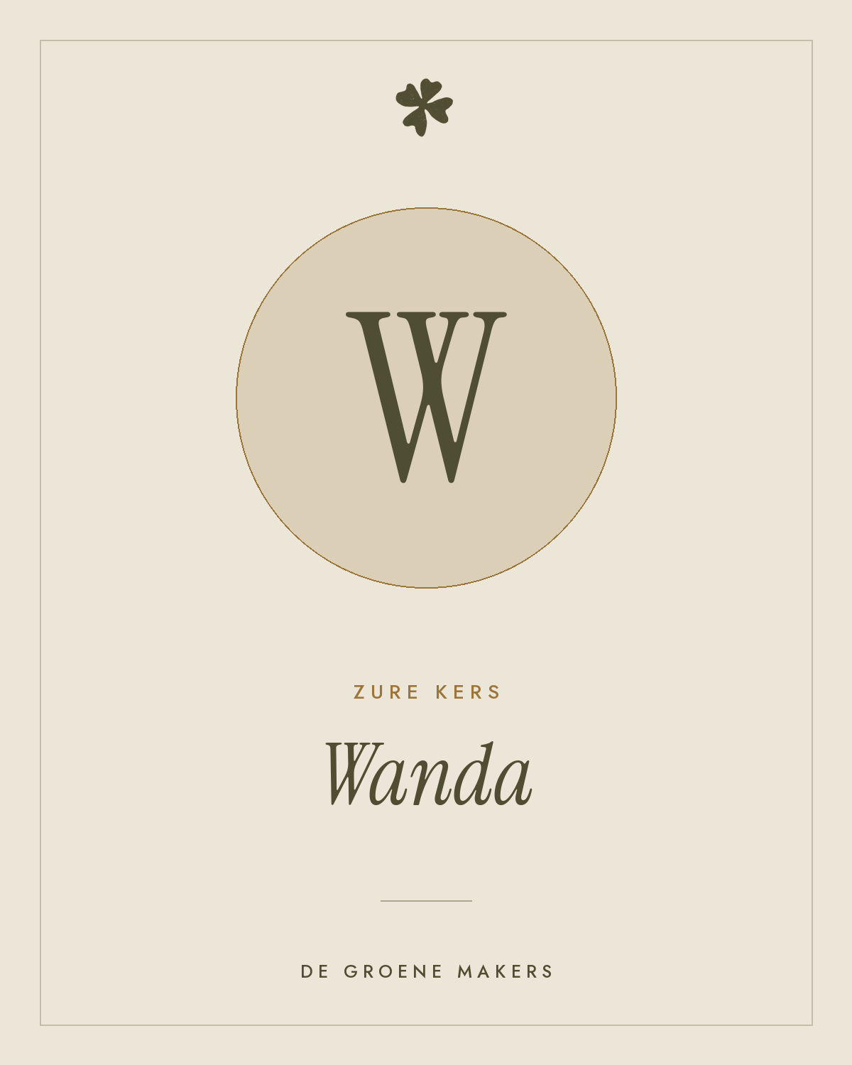 Zure kers 'Wanda' – De Groene Makers