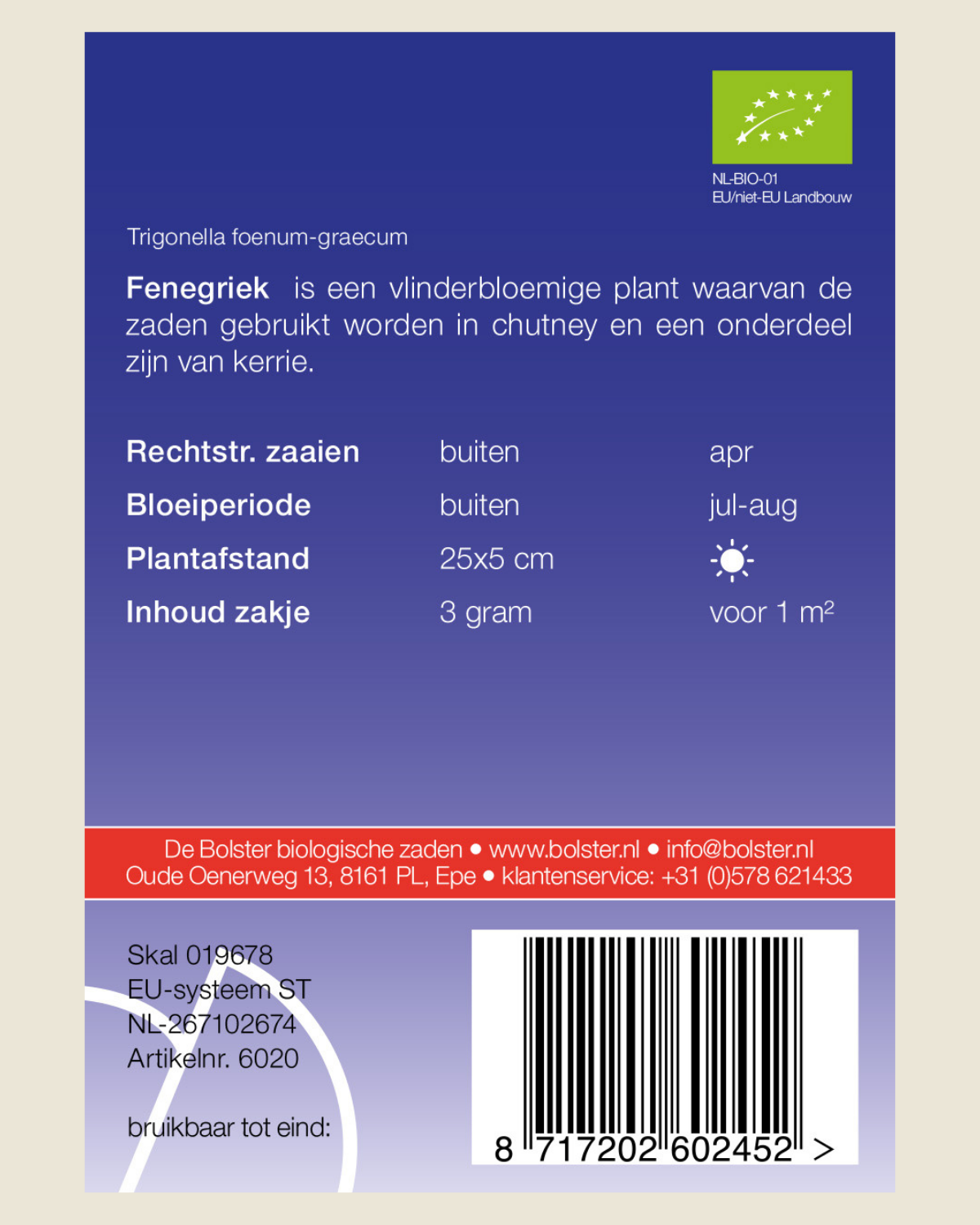 Fenegriek BIO