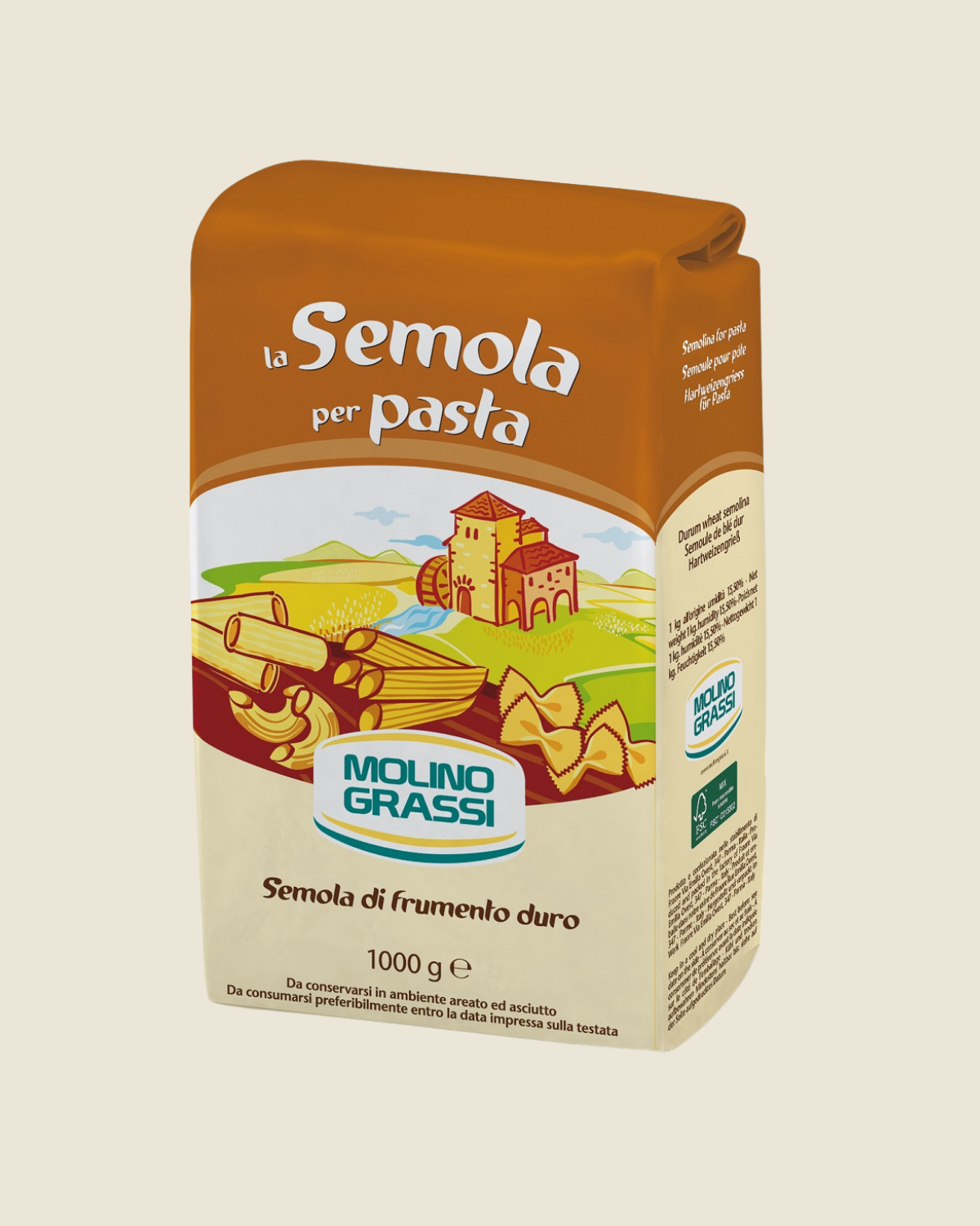 Semola per pasta Molino Grassi 1 kg