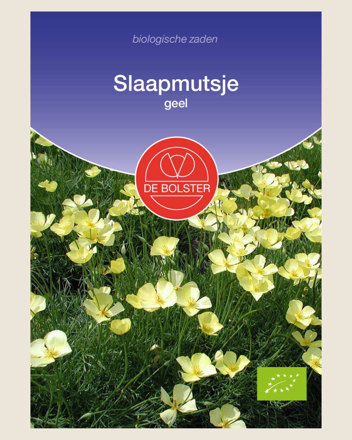 Slaapmutsje, geel BIO