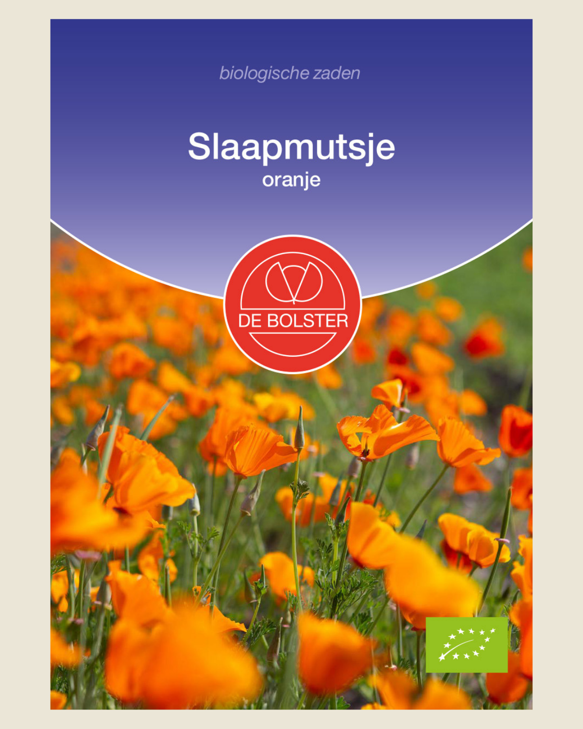 Slaapmutsje, oranje BIO