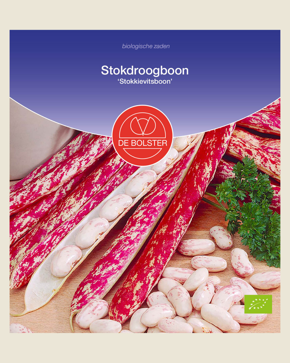 Stokdroogboon 'Stokkievitsboon' BIO