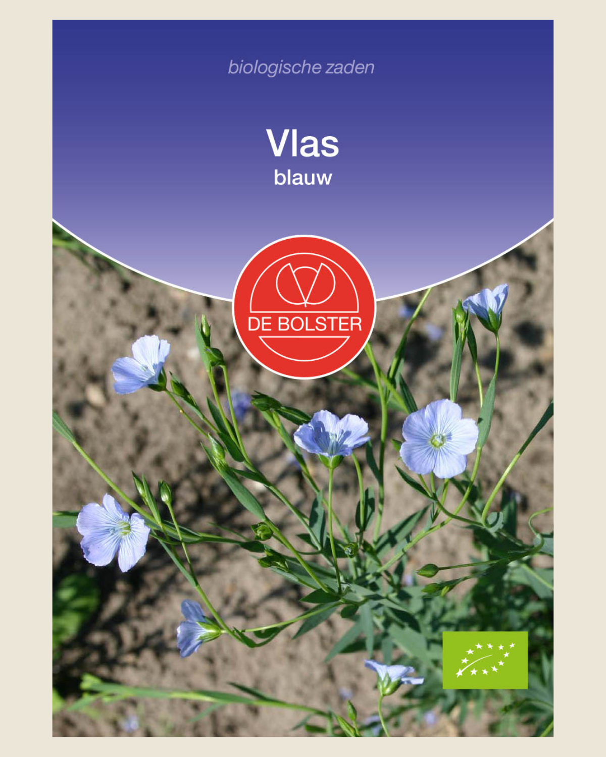 Vlas, blauw BIO
