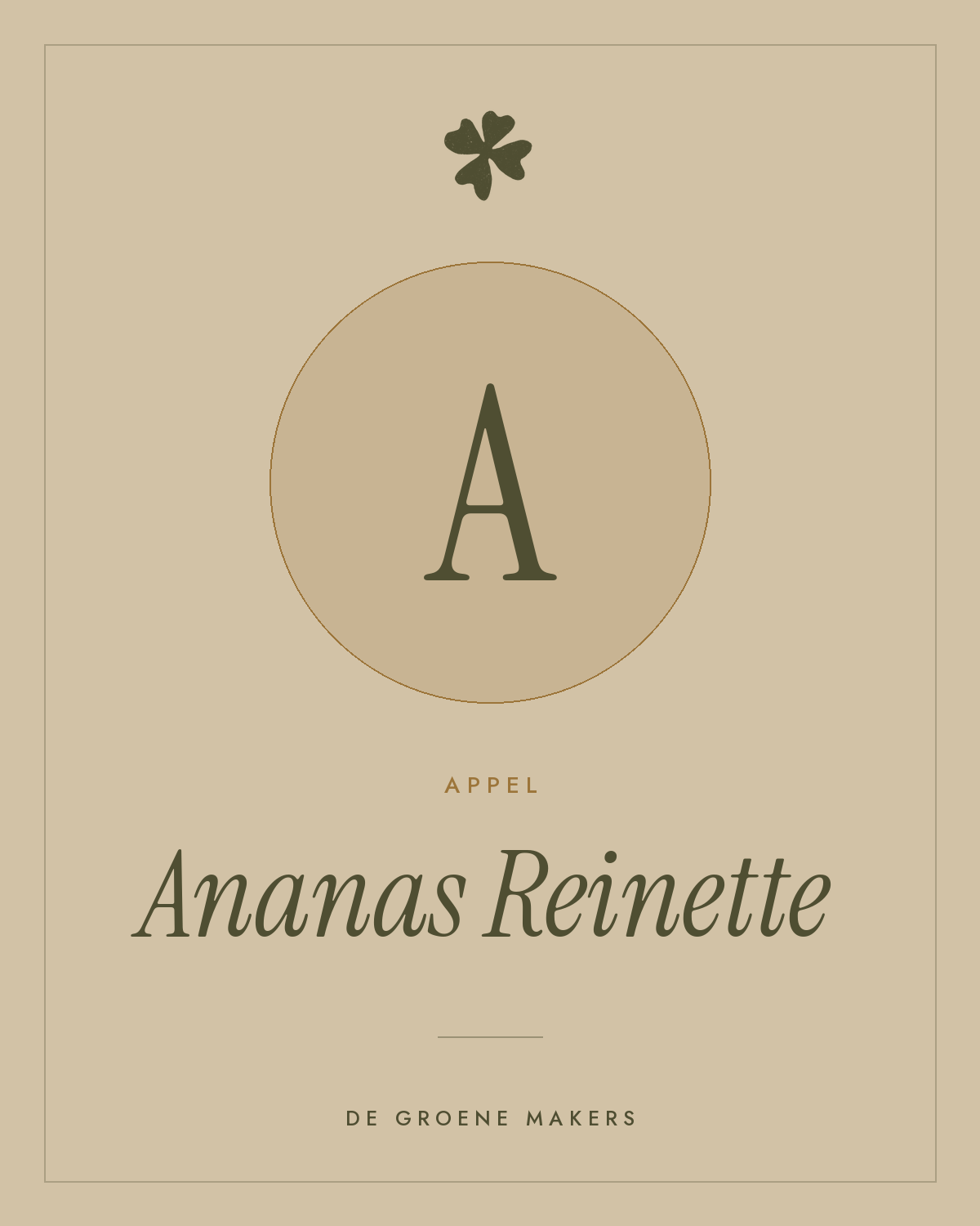 Appel ‘Ananas Reinette’ - De Groene Makers