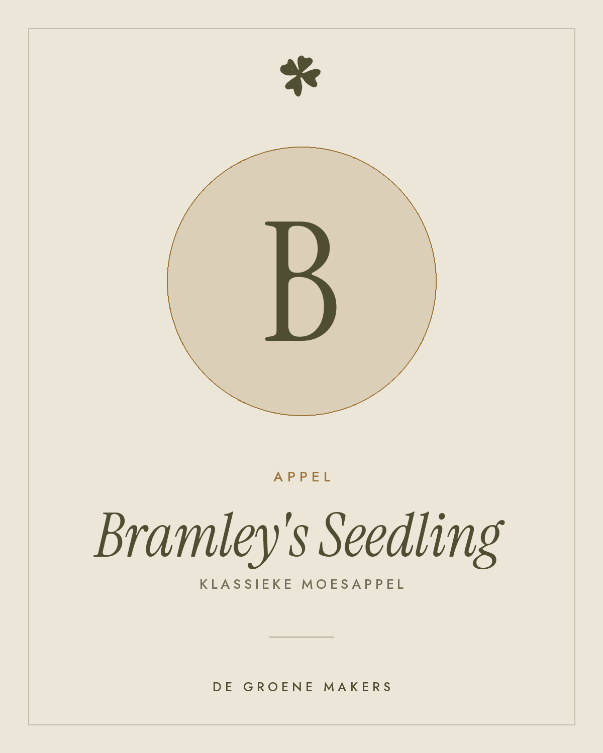Appel 'Bramley's Seedling' – De Groene Makers