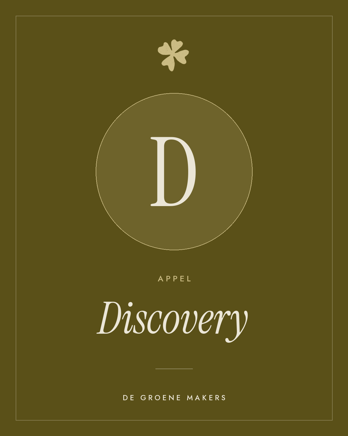 Appel ‘Discovery’ - De Groene Makers