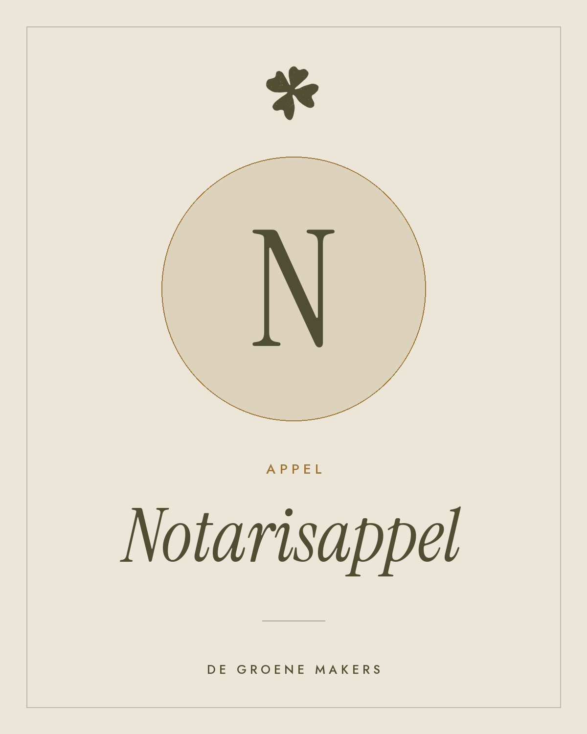 Appel ‘Notarisappel’ - De Groene Makers