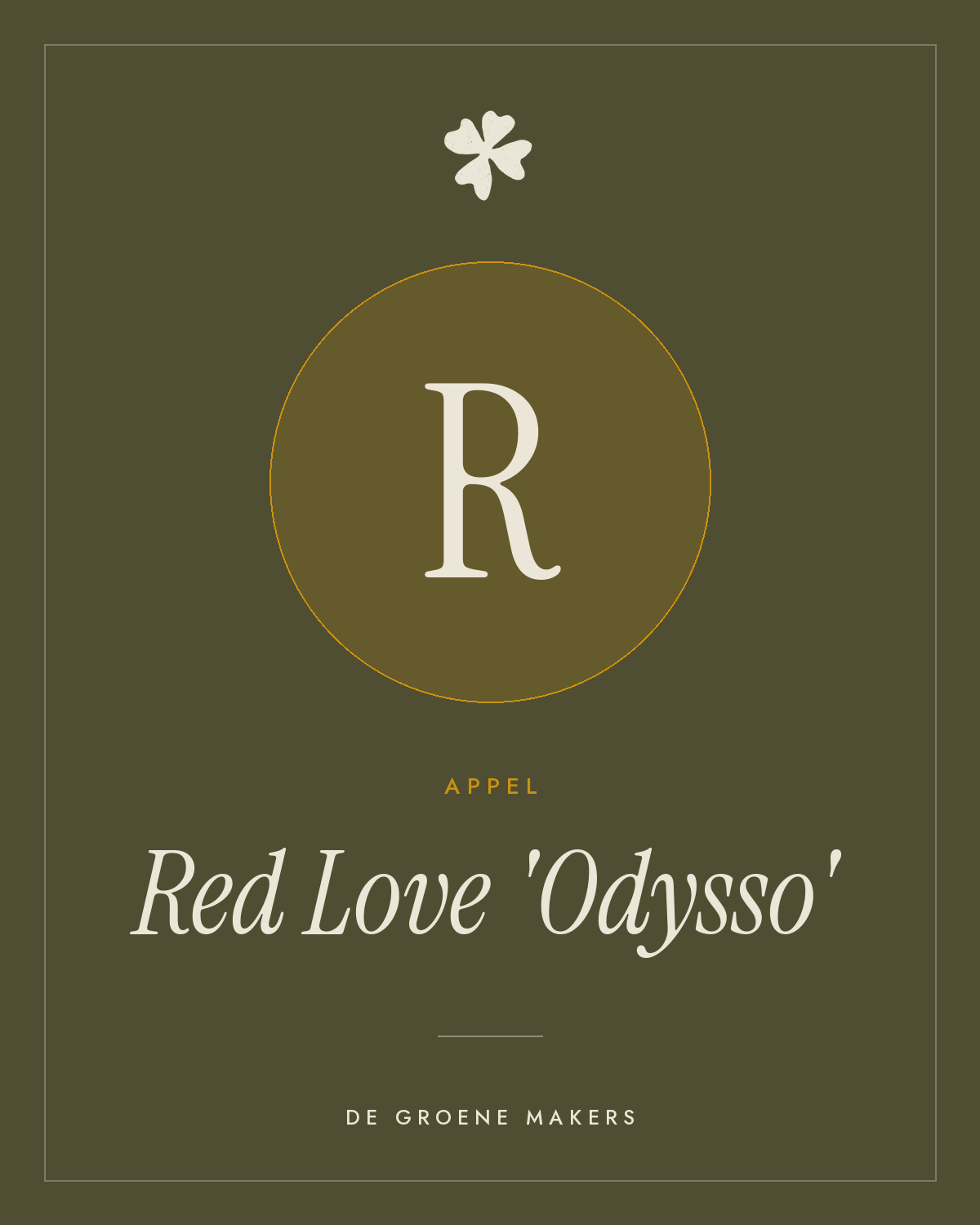 Appel ‘Red Love 'Odysso'’ - De Groene Makers