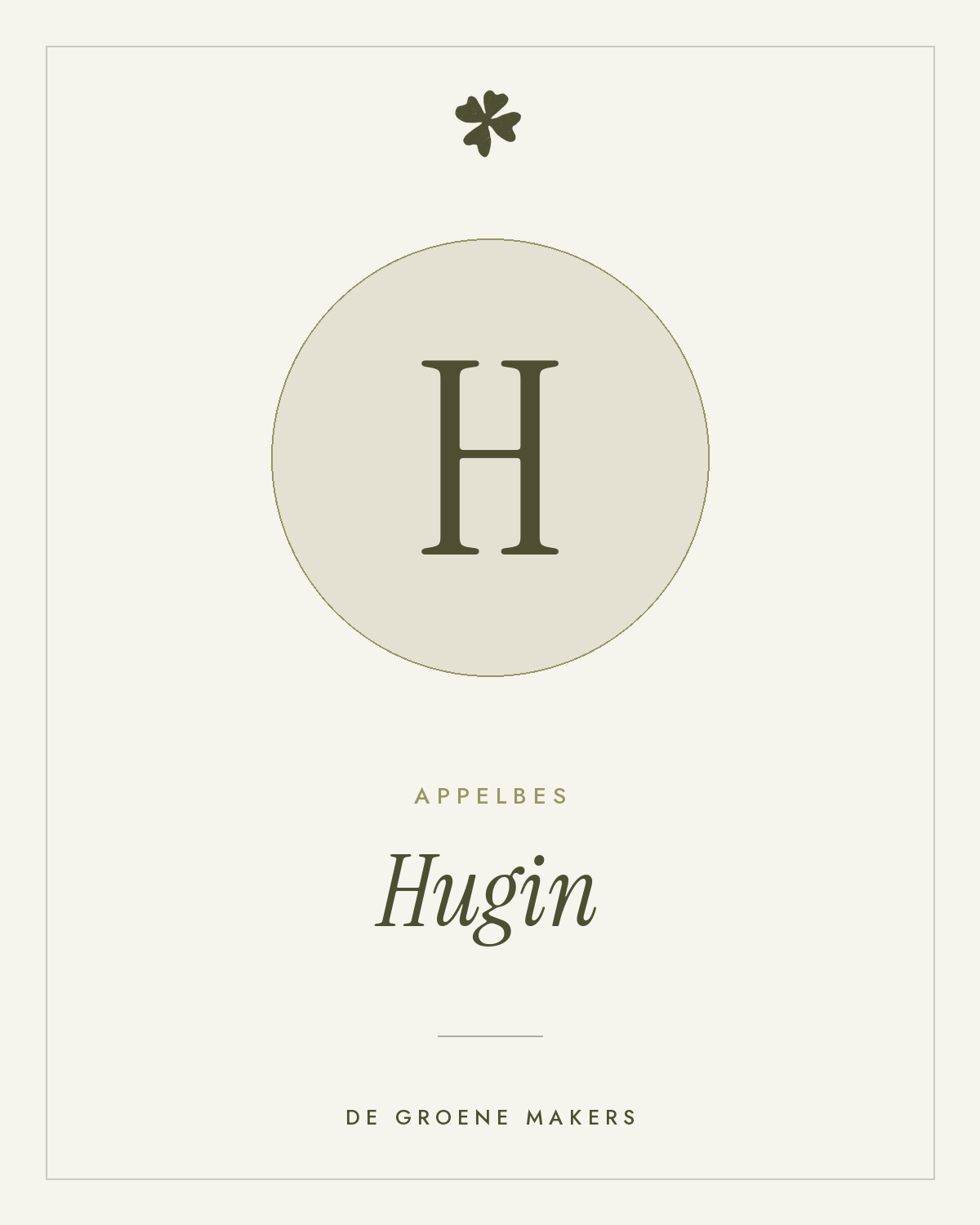 Appelbes 'Hugin' – De Groene Makers