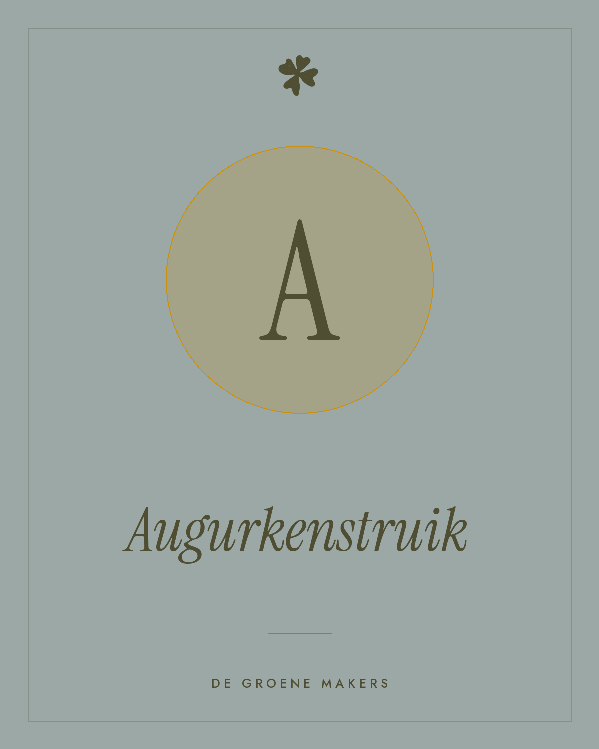 Augurkenstruik – De Groene Makers