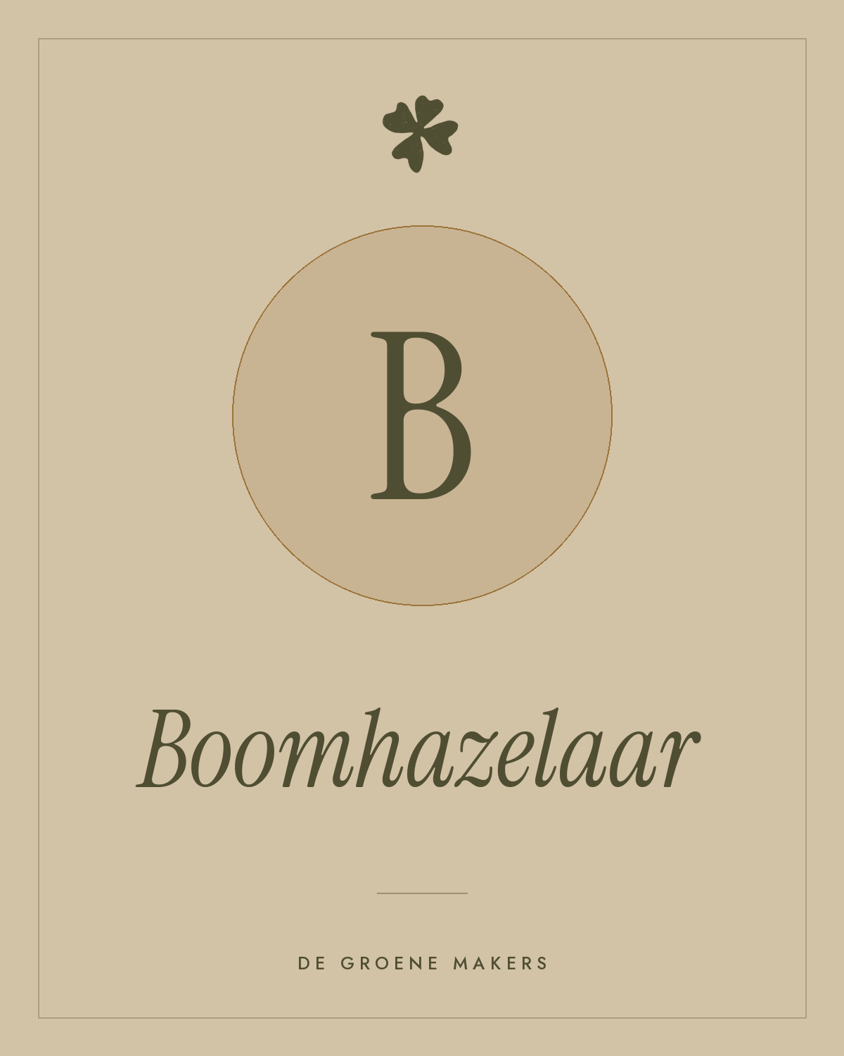 Boomhazelaar - De Groene Makers