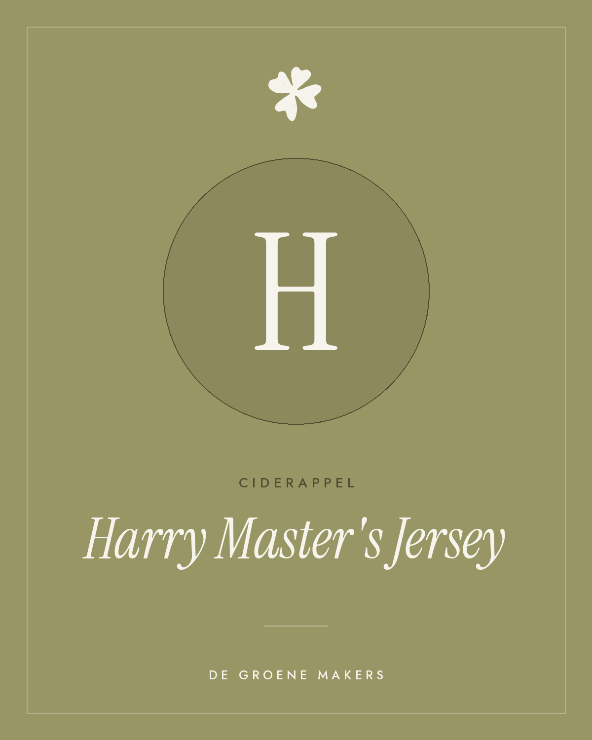 Ciderappel ‘Harry Master's Jersey’ - De Groene Makers