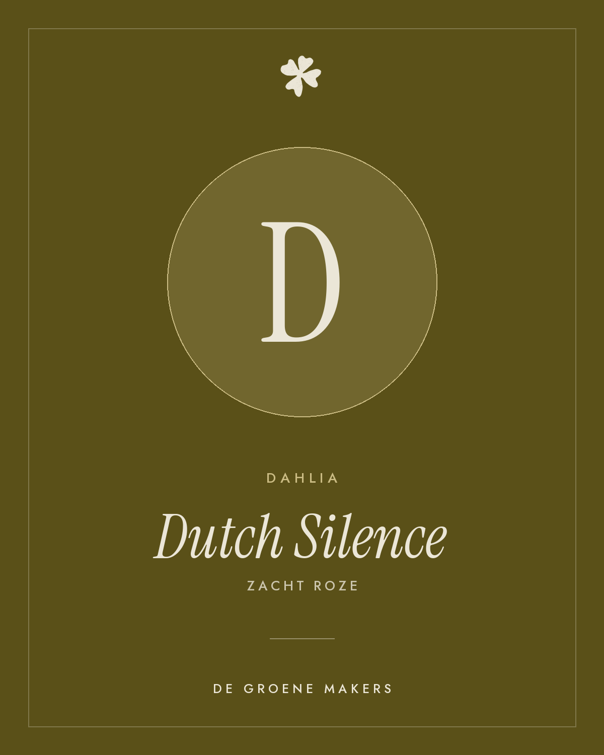 Dahlia 'Dutch Silence' – De Groene Makers