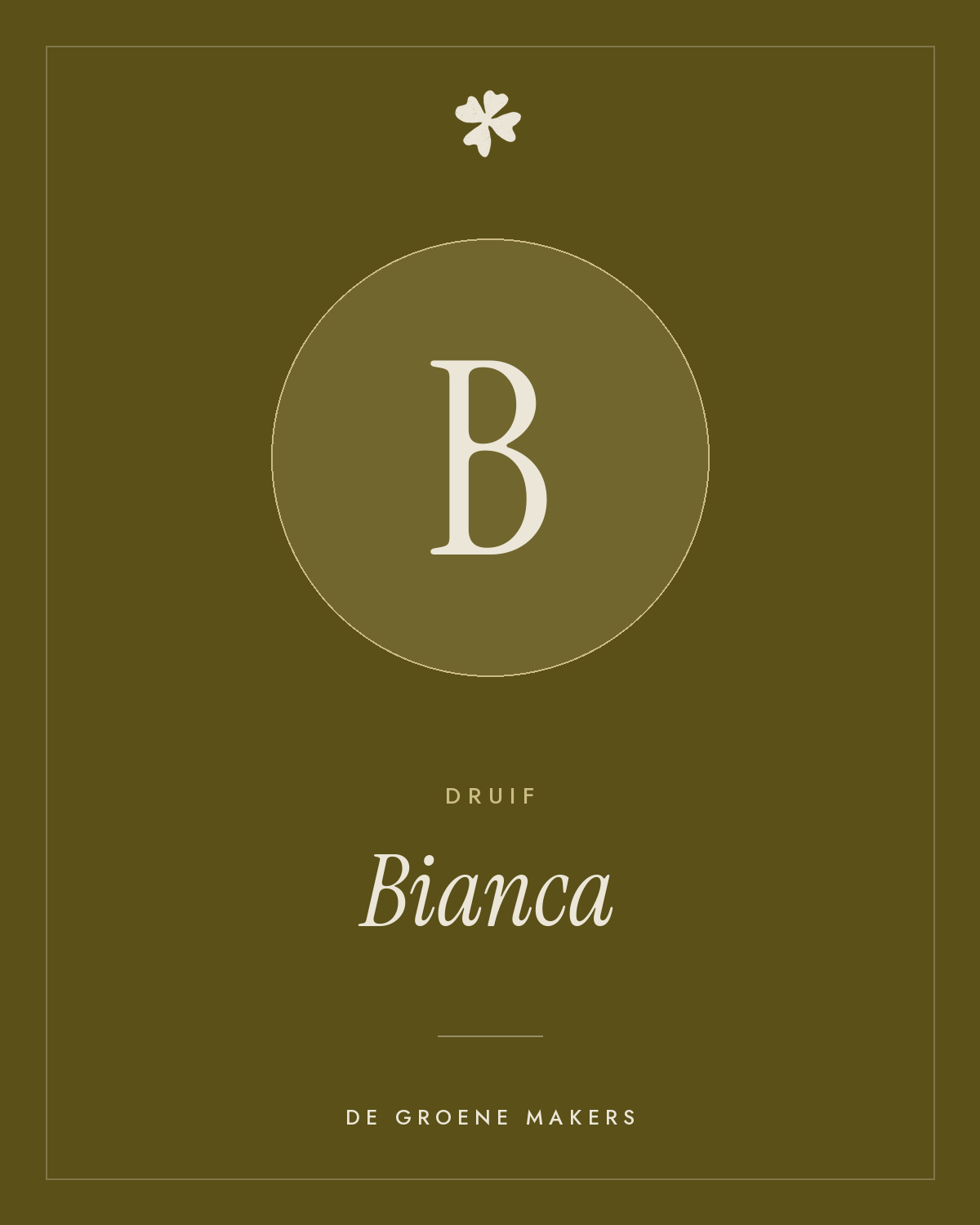 Druif 'Bianca' – De Groene Makers