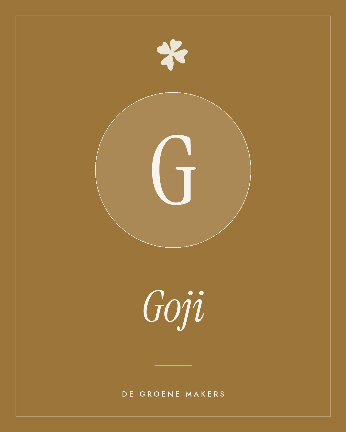 Goji - De Groene Makers