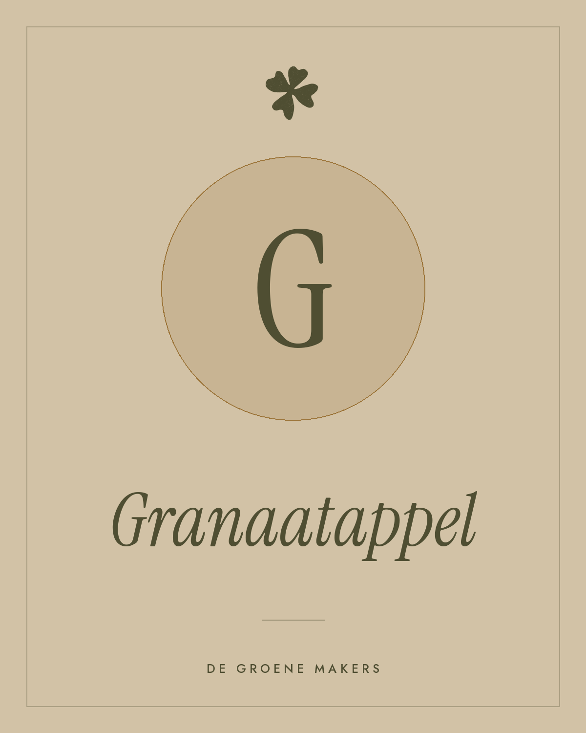 Granaatappel - De Groene Makers