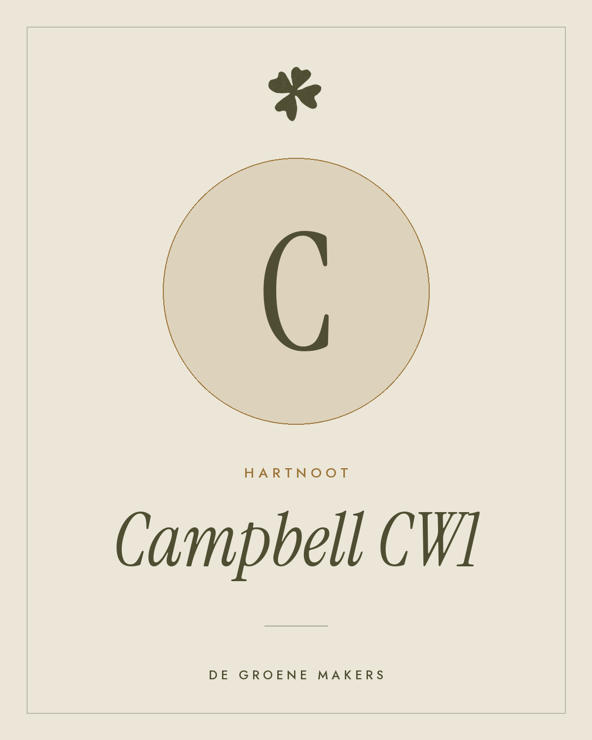 Hartnoot ‘Campbell CW1’ - De Groene Makers