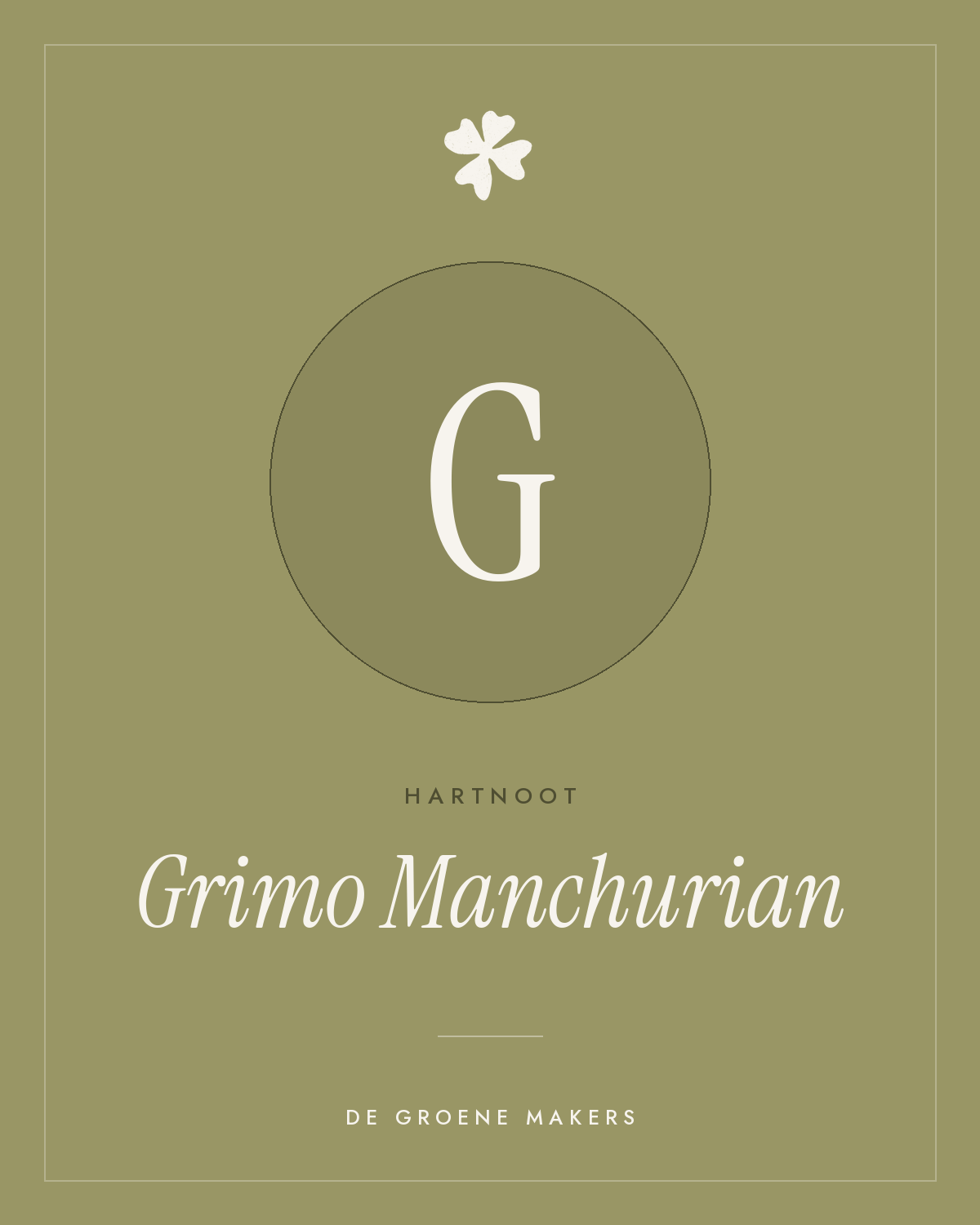 Hartnoot ‘Grimo Manchurian’ - De Groene Makers