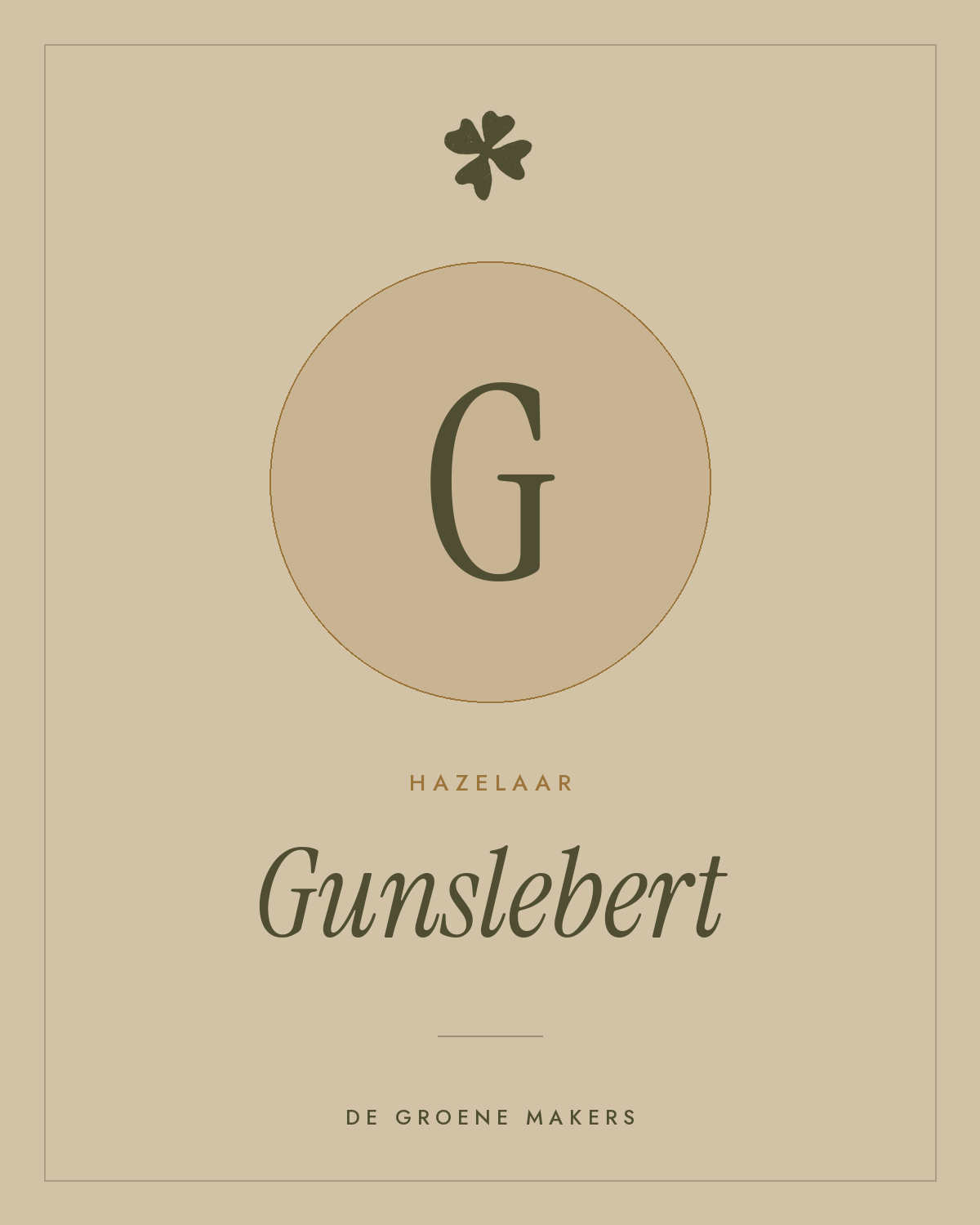 Hazelaar ‘Gunslebert’ - De Groene Makers
