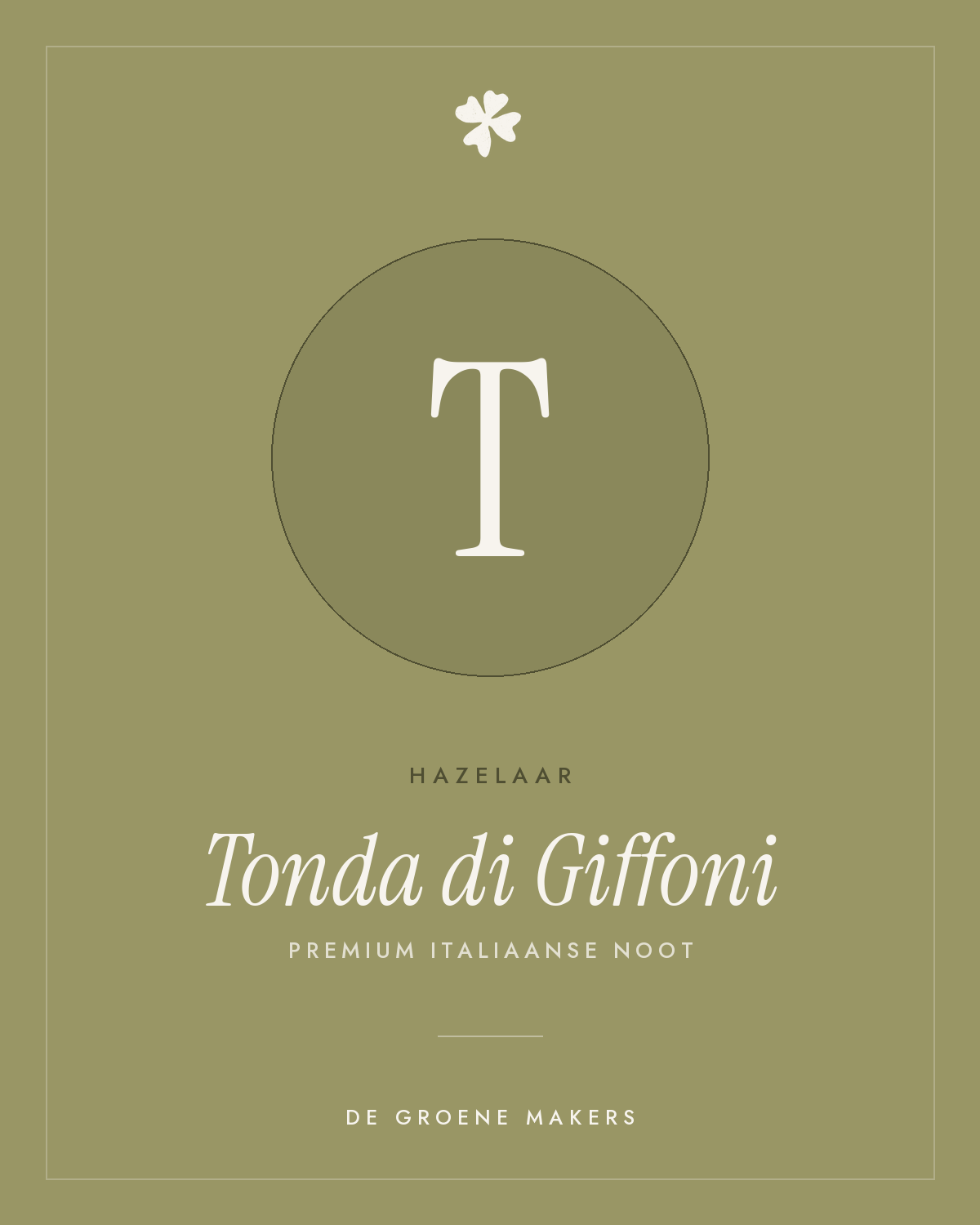 Hazelaar 'Tonda di Giffoni' – De Groene Makers