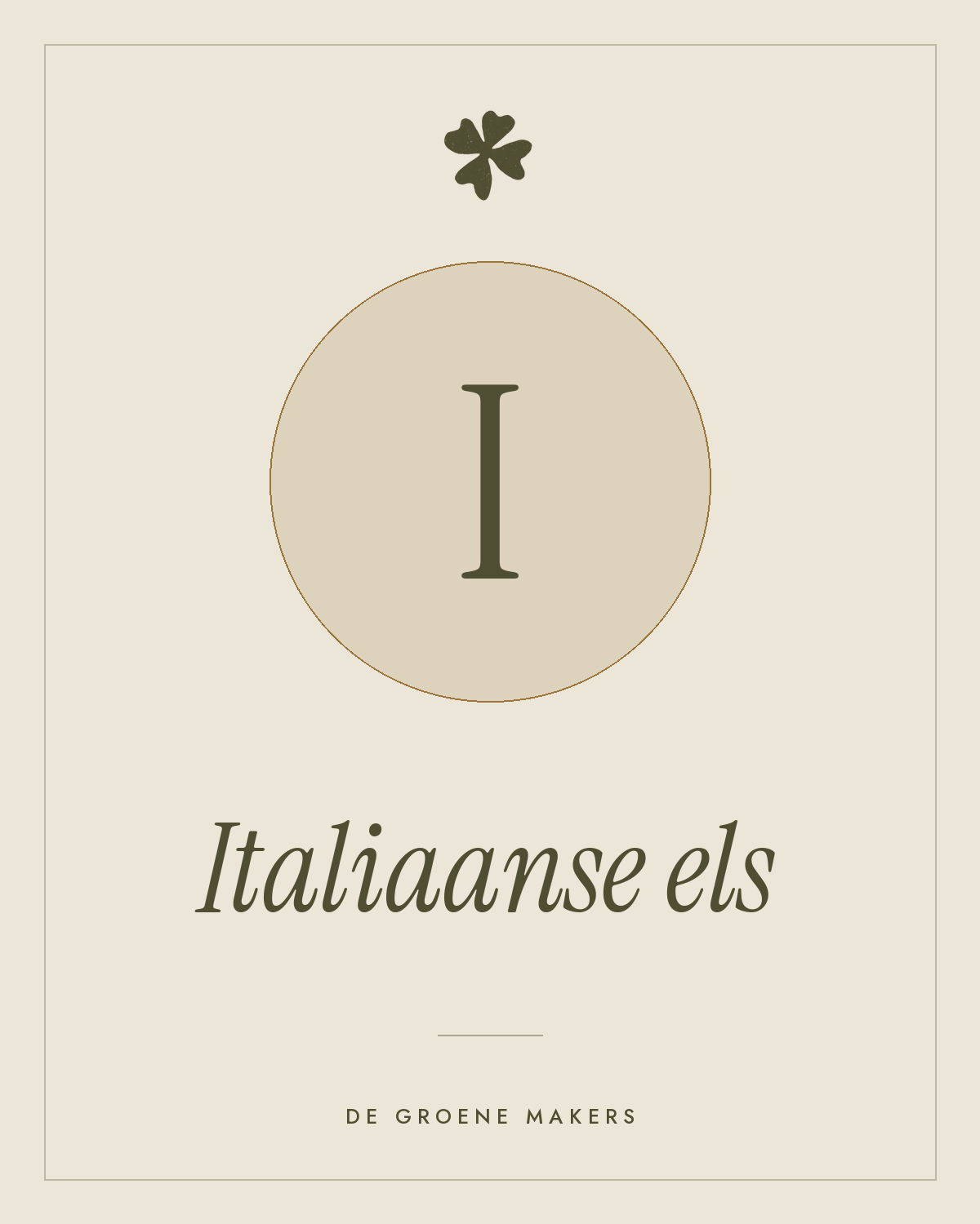 Italiaanse els - De Groene Makers